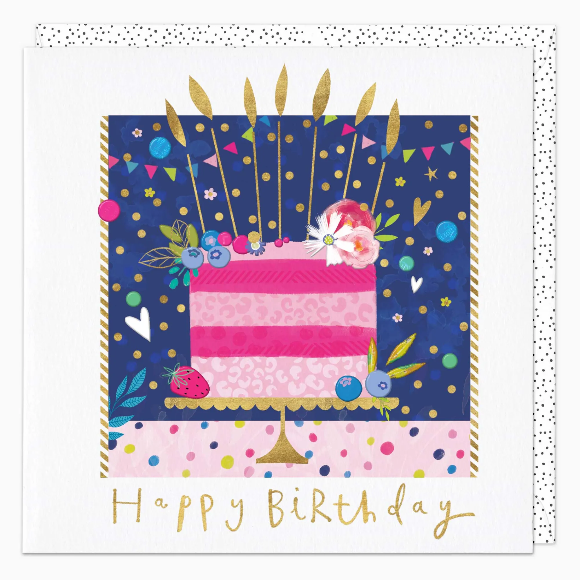 Birthday|For Children*Whistlefish Cake & Candles Birthday Card