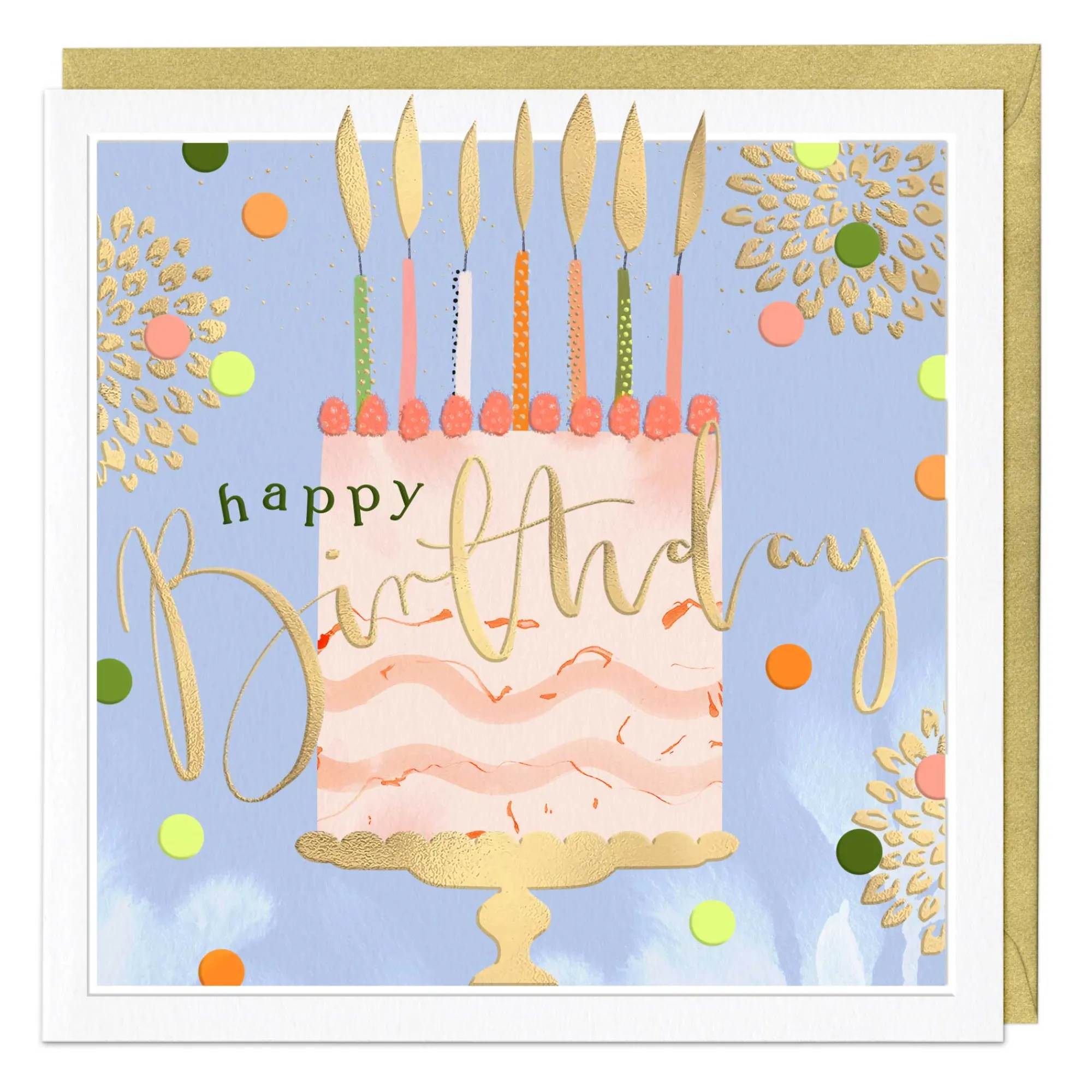 Birthday|Birthday*Whistlefish Cake & Candles Luxury Birthday Card