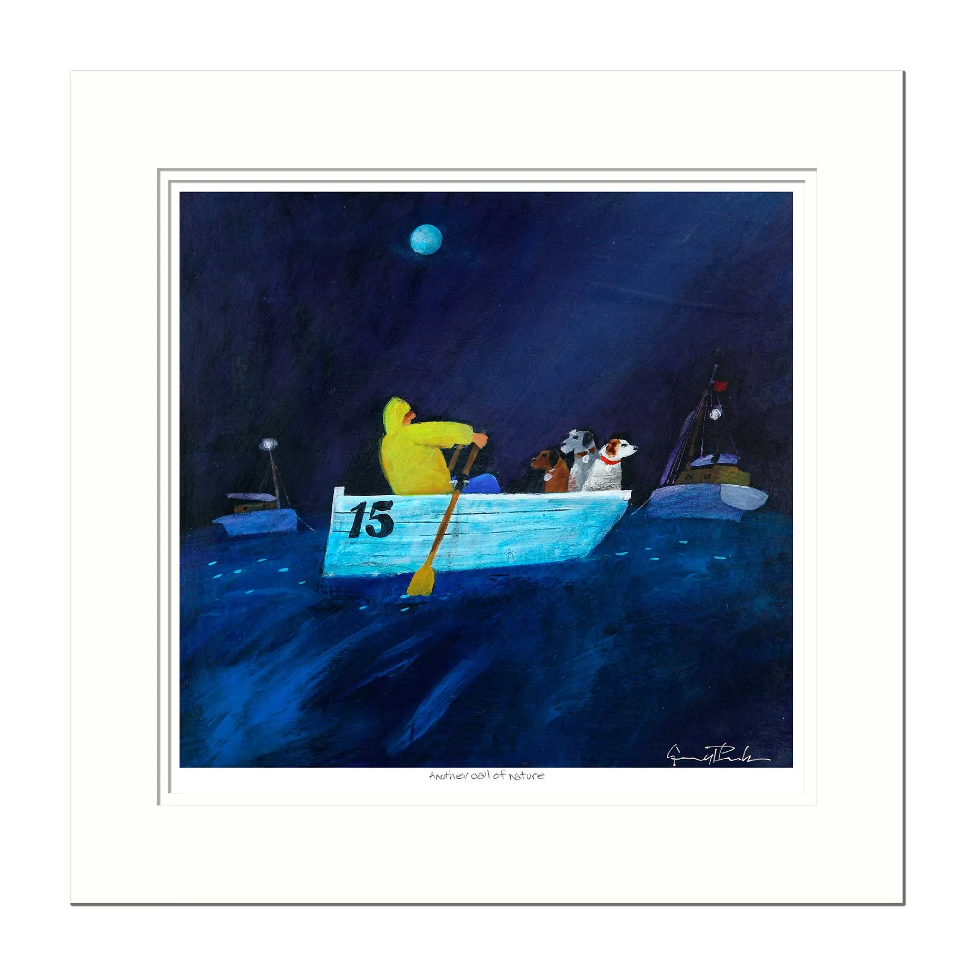 Mounted Prints*Whistlefish Call of Nature Small Mounted Print