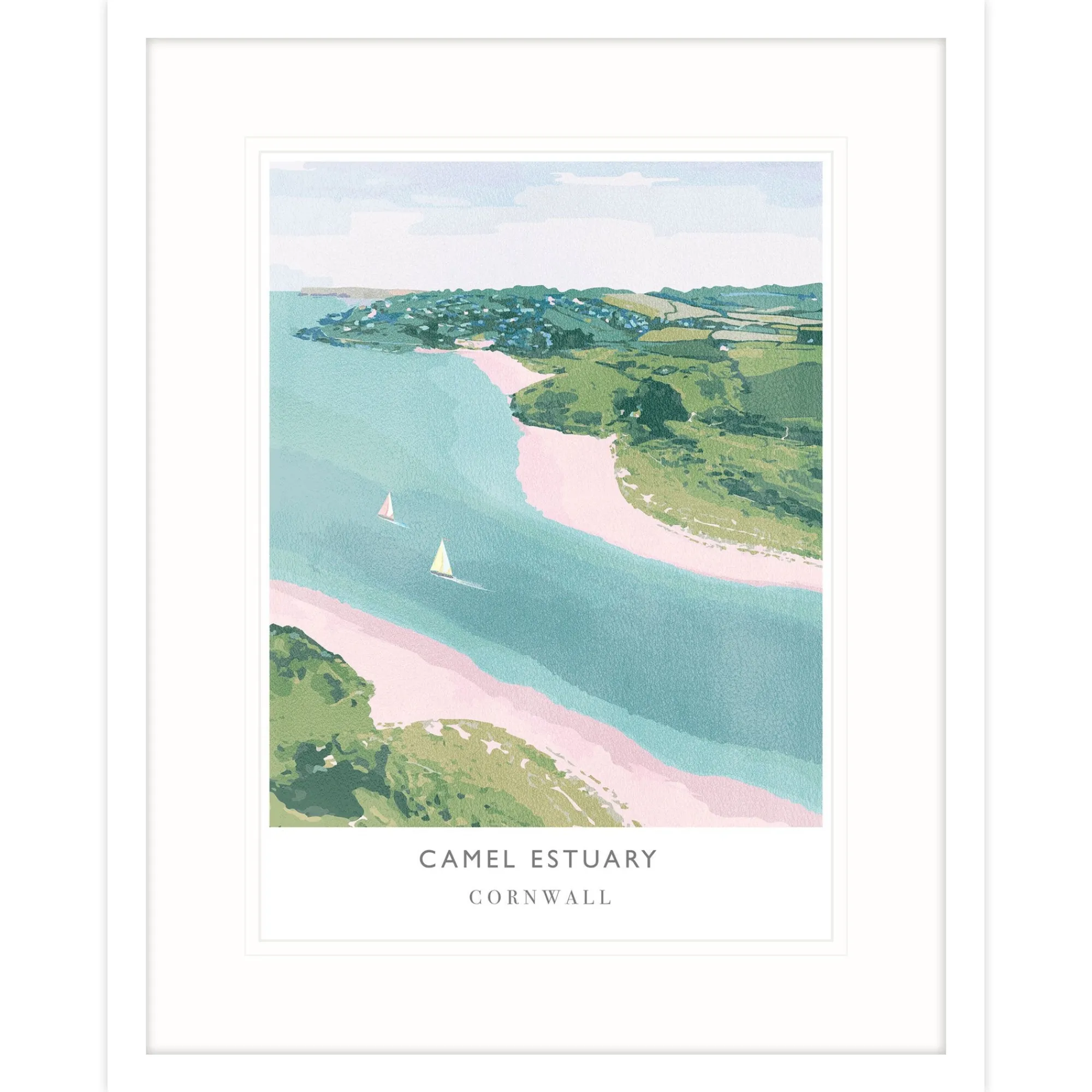 Padstow|Cornwall*Whistlefish Camel Estuary Framed Print