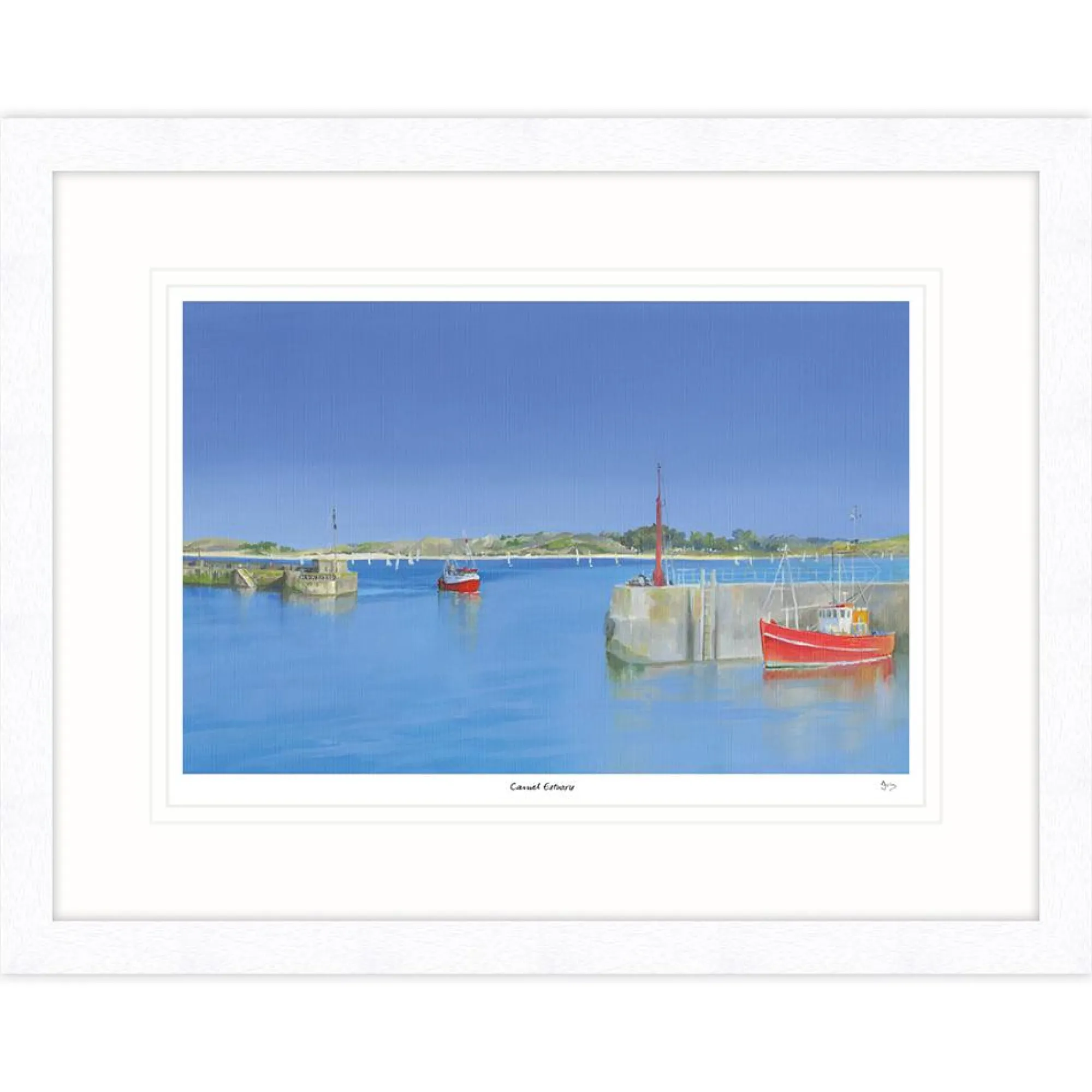 Padstow|Cornwall*Whistlefish Camel Estuary Framed Print