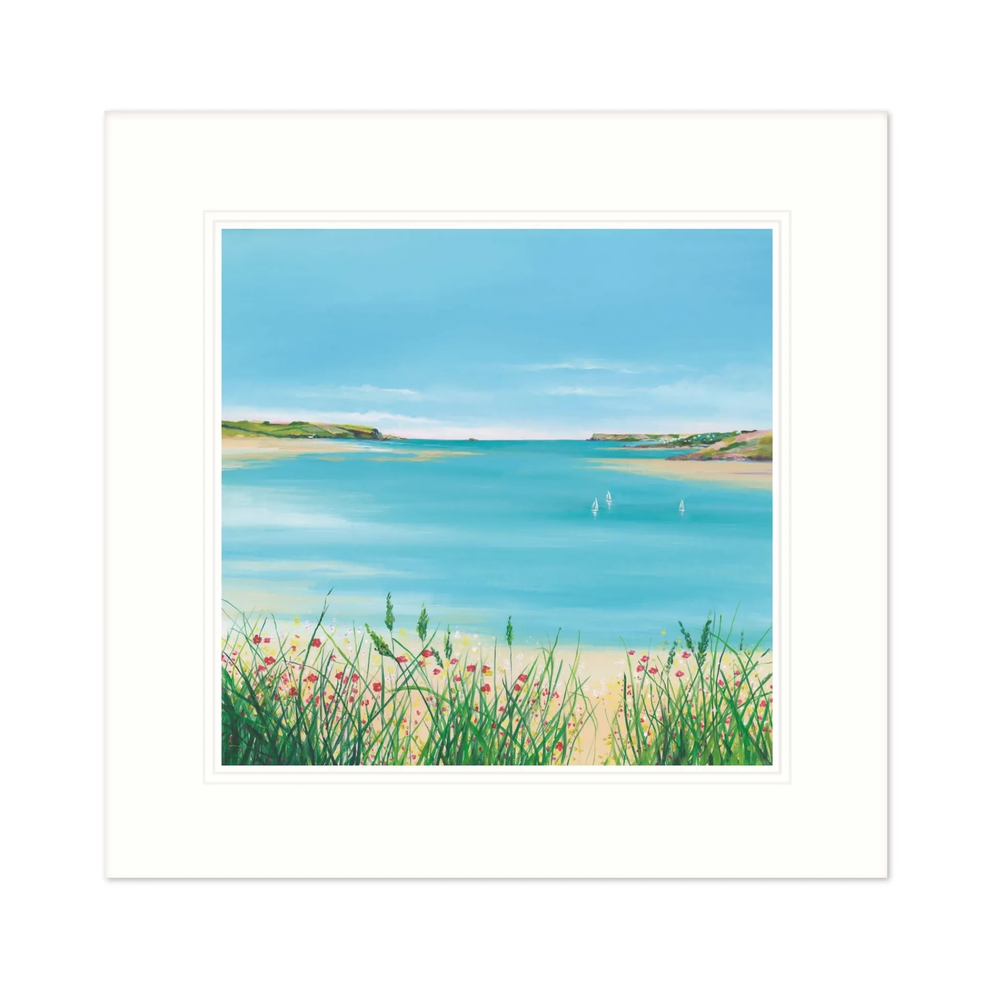 Cornwall|Mounted Prints*Whistlefish Camel Estuary Mounted Print
