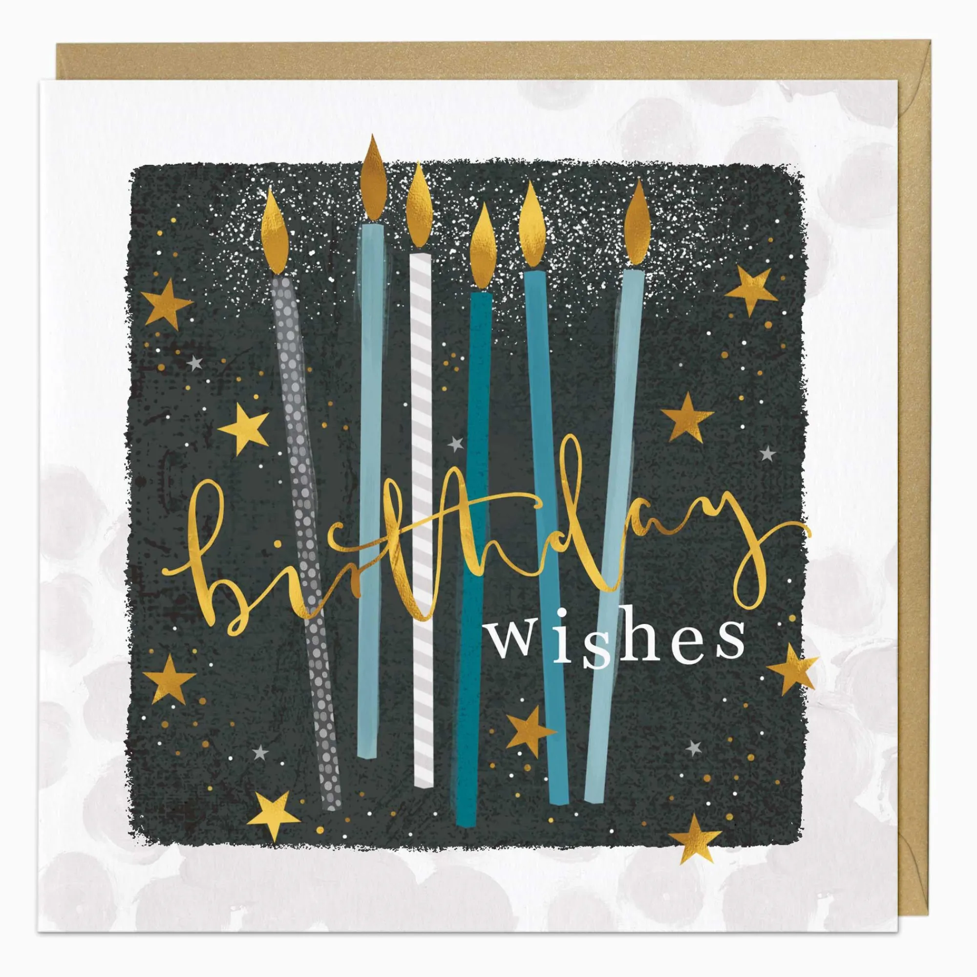 Birthday|For Him*Whistlefish Candles And Stars Birthday Card