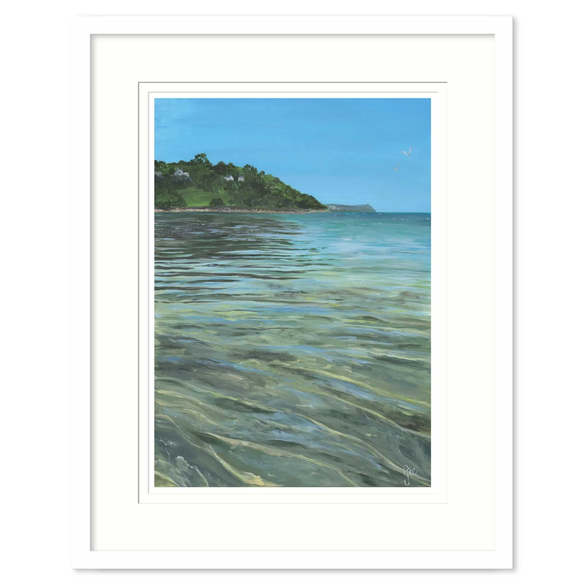 St Ives|Coastal Scenes*Whistlefish Carbis Bay Framed Print
