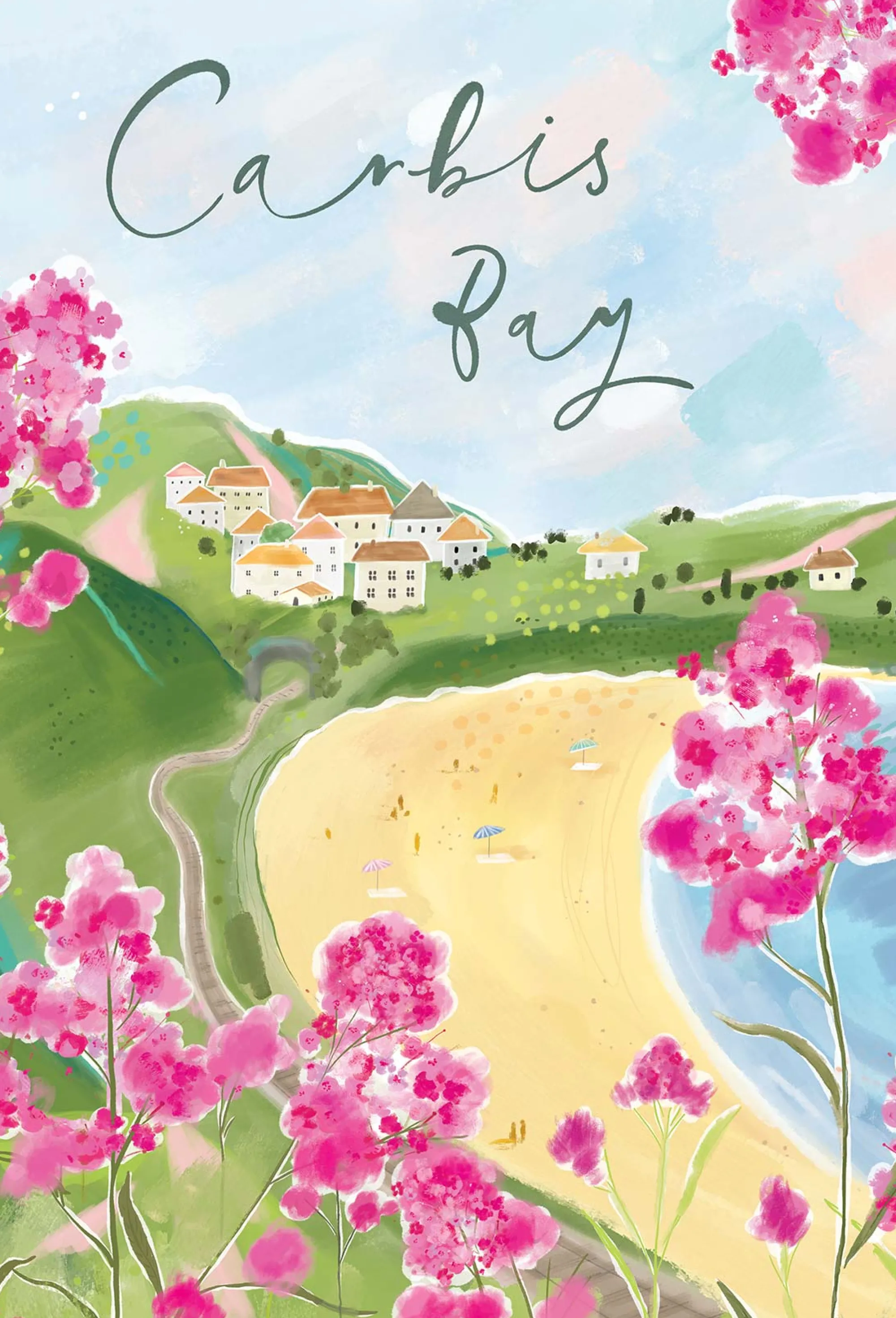 Unframed Prints*Whistlefish Carbis Bay Large Art Print