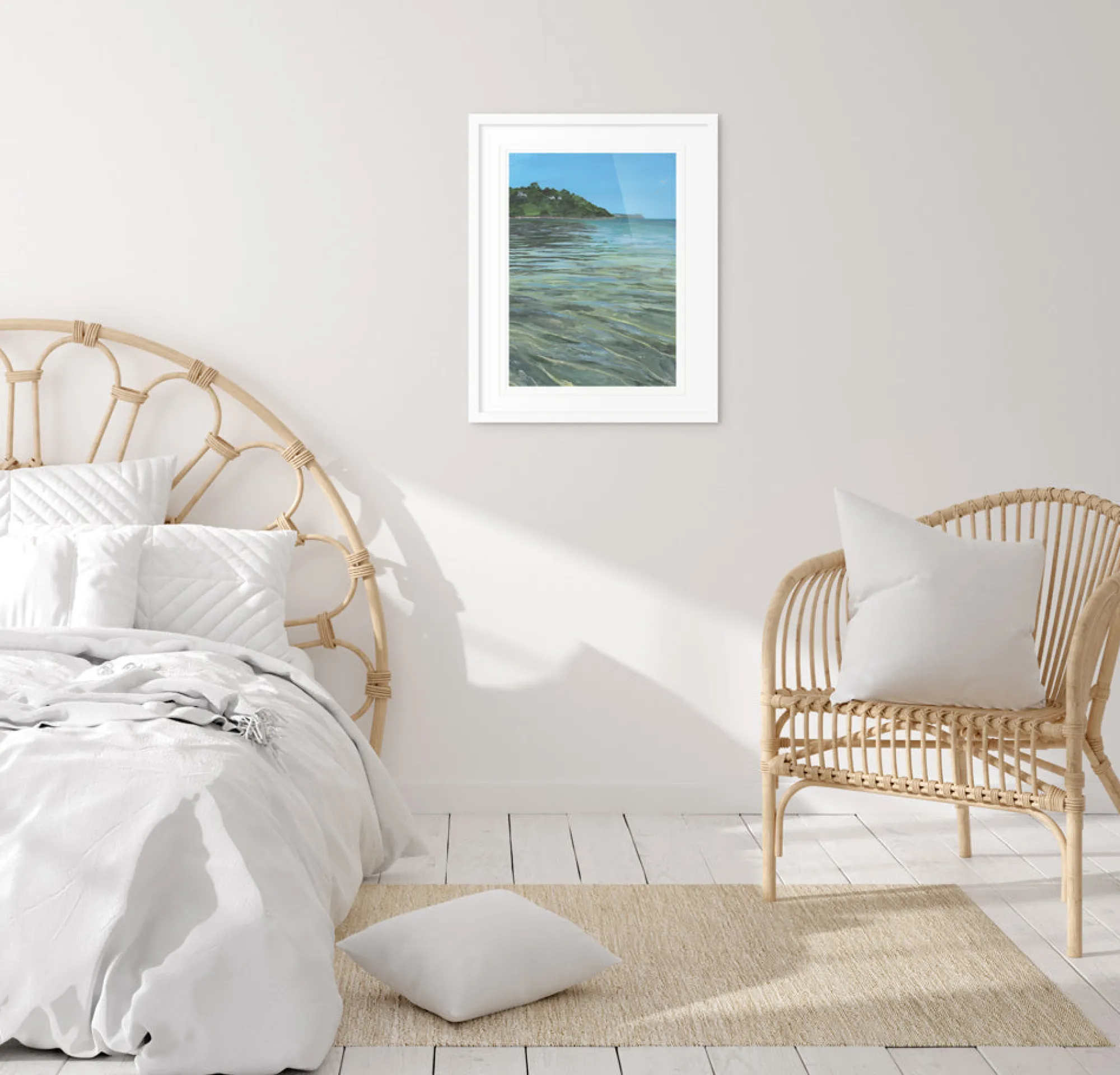 Unframed Prints*Whistlefish Carbis Bay Med Art Print