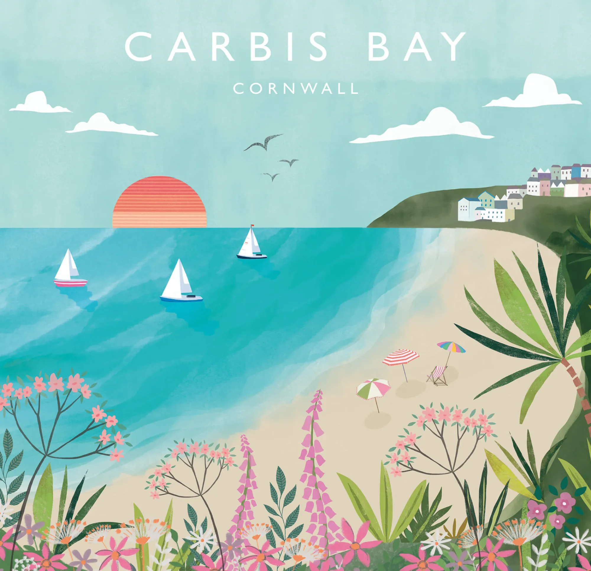 Unframed Prints*Whistlefish Carbis Bay Small Art Print