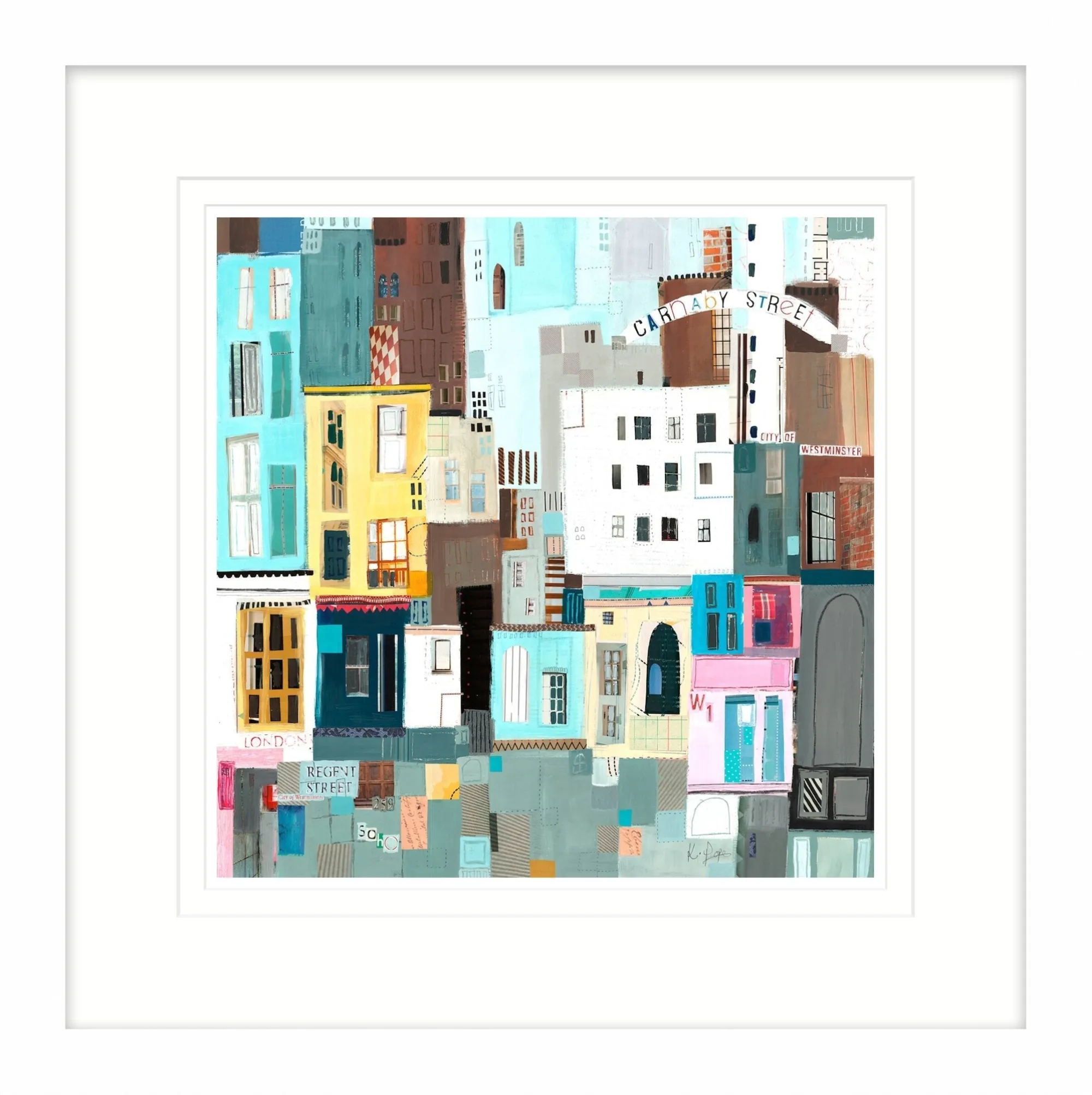 London|Framed Prints*Whistlefish Carnaby Street Framed Print