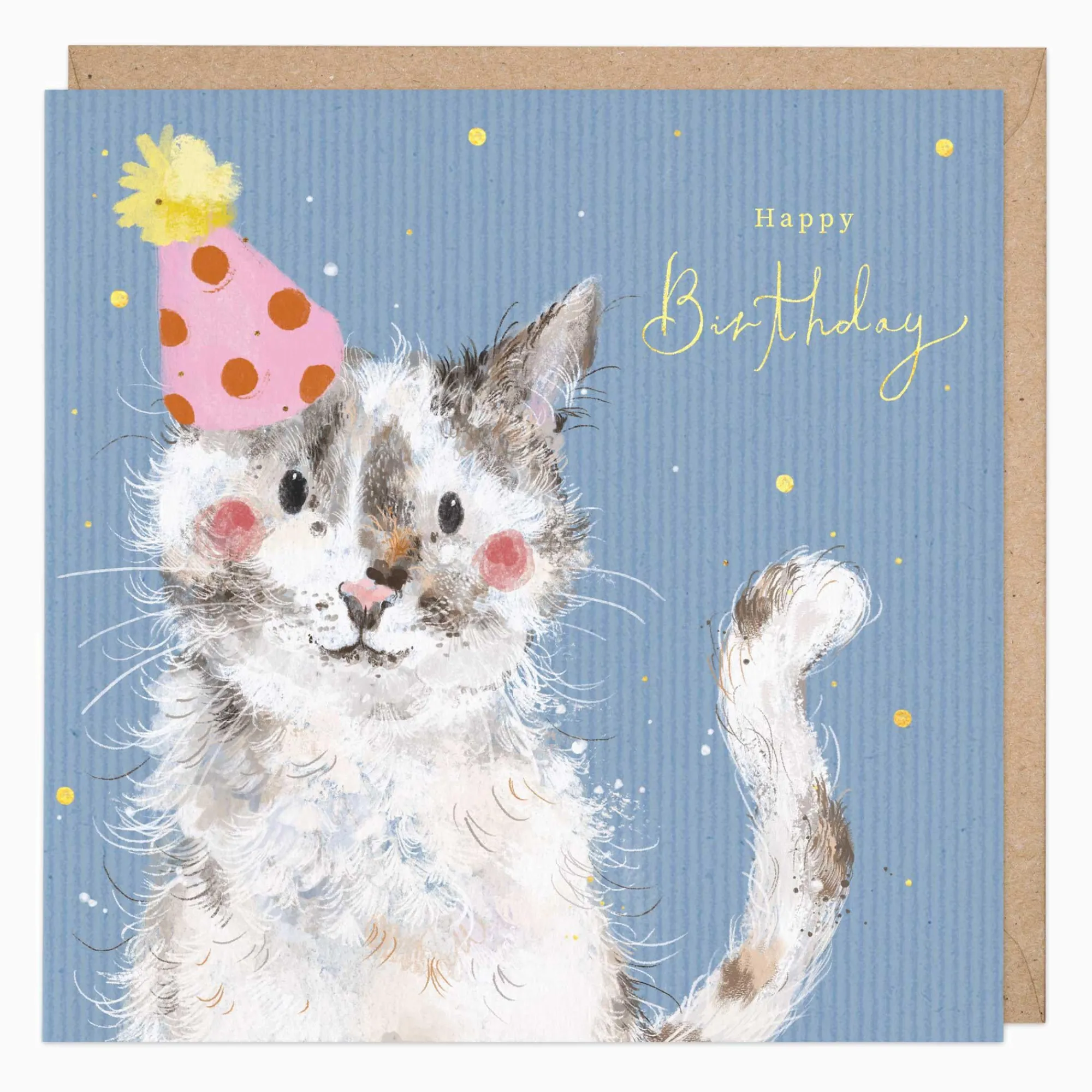 Birthday|For Him*Whistlefish Cat In A Hat Birthday Card