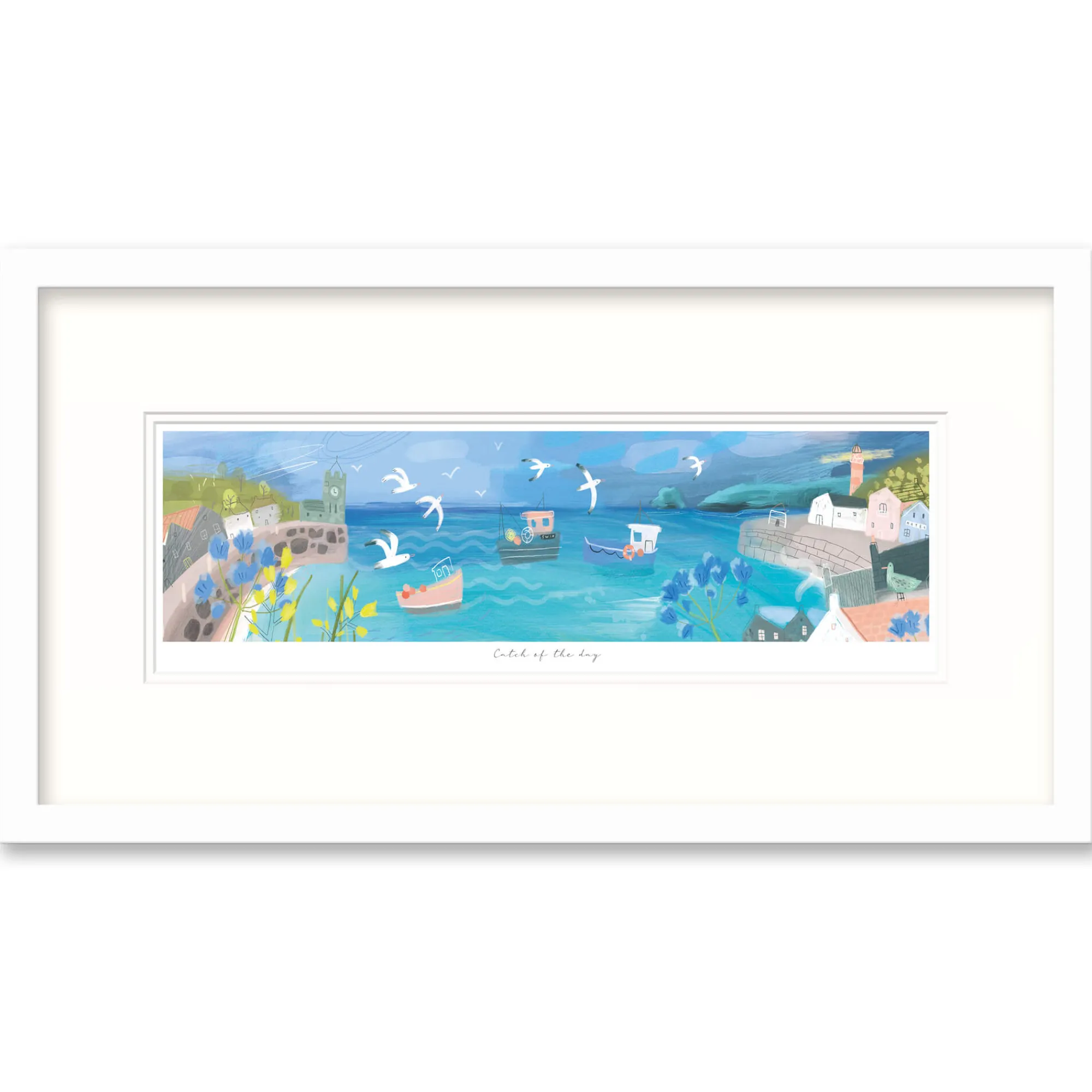 Cornwall|Framed Prints*Whistlefish Catch Of The Day Framed Print