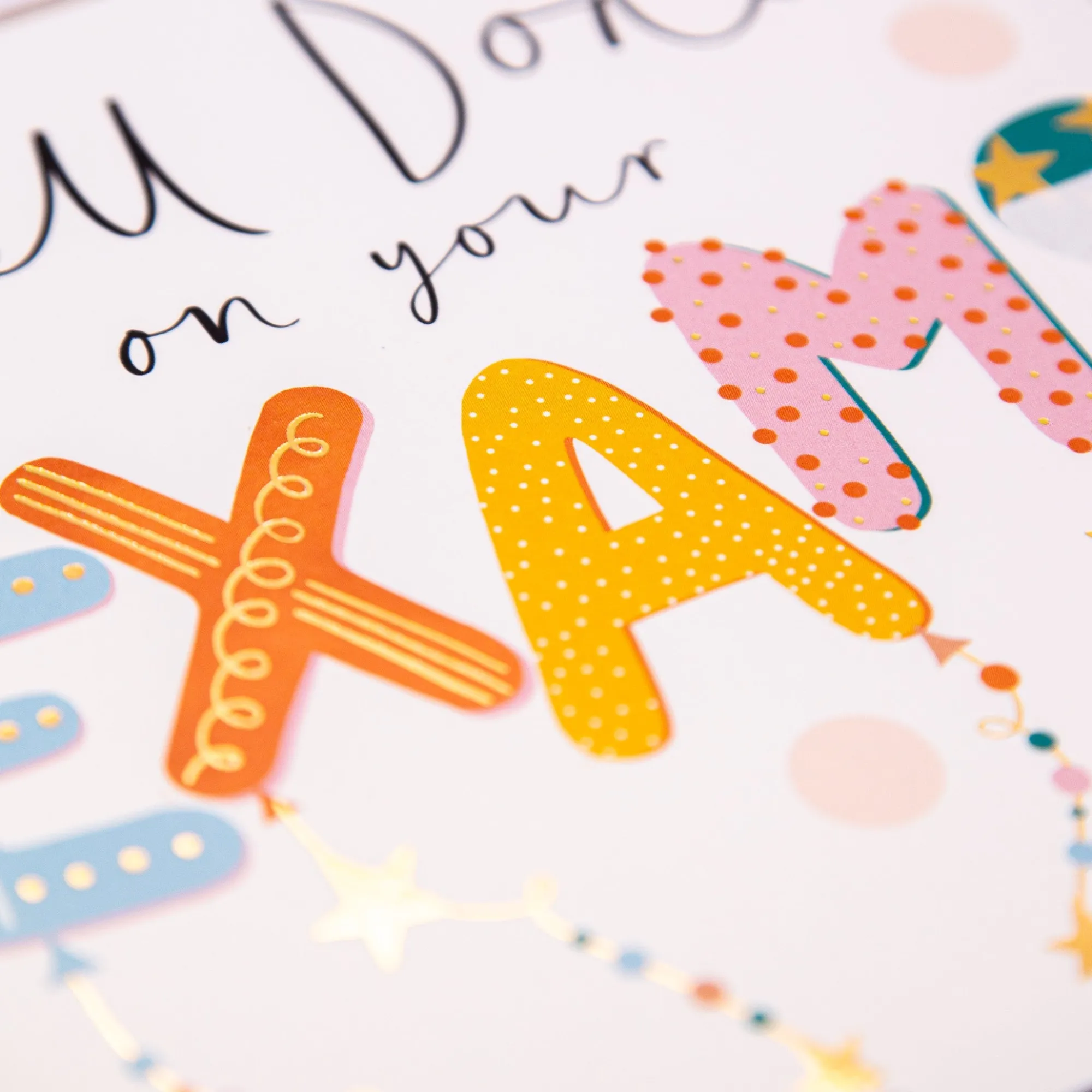Congratulations|Celebration*Whistlefish Celebratory Exam Success Card