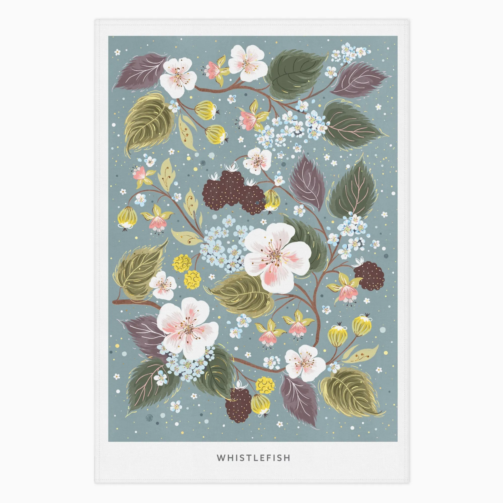 Under £20|Under £10*Whistlefish Celtic Rainforest Blackberry Tea Towel