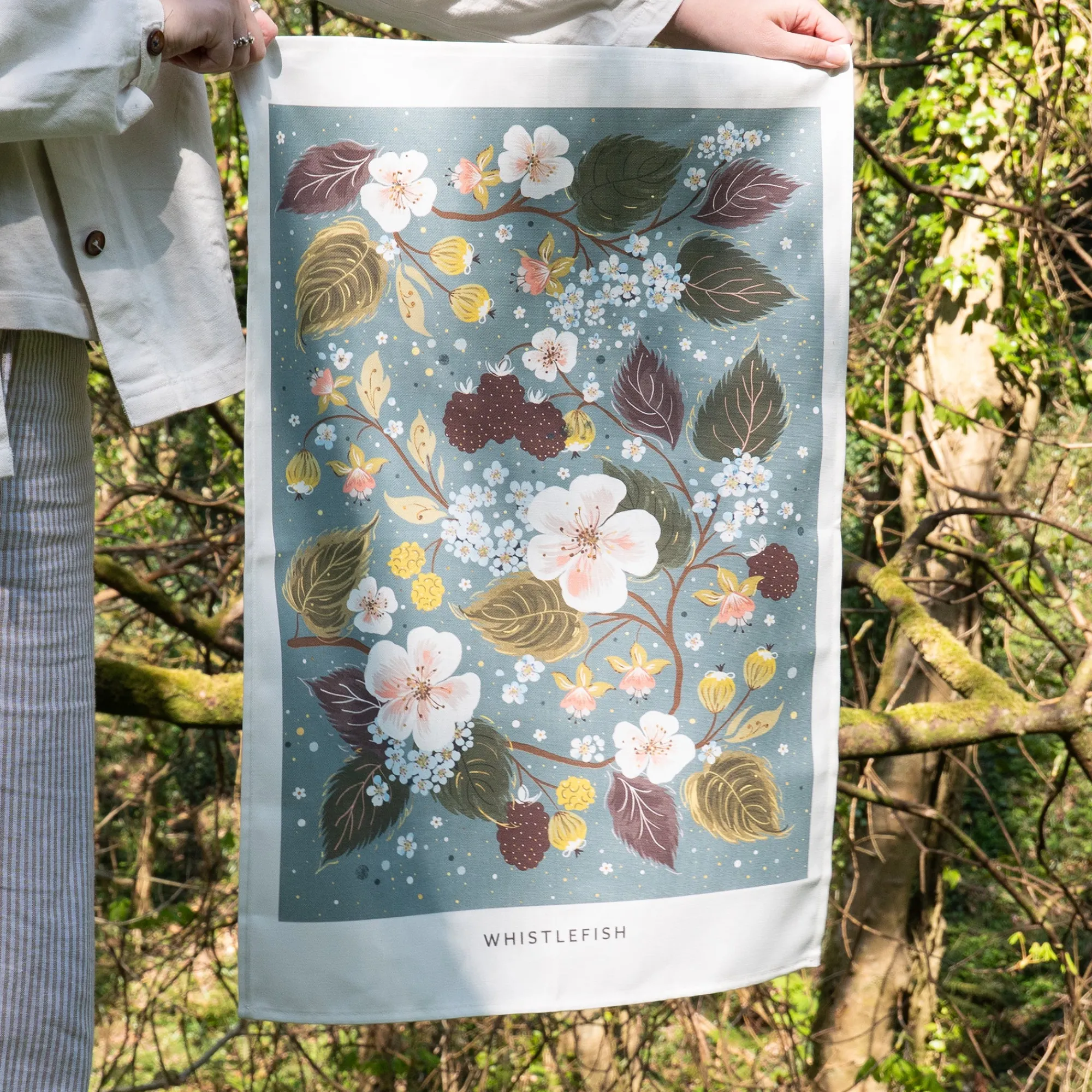 Under £20|Under £10*Whistlefish Celtic Rainforest Blackberry Tea Towel