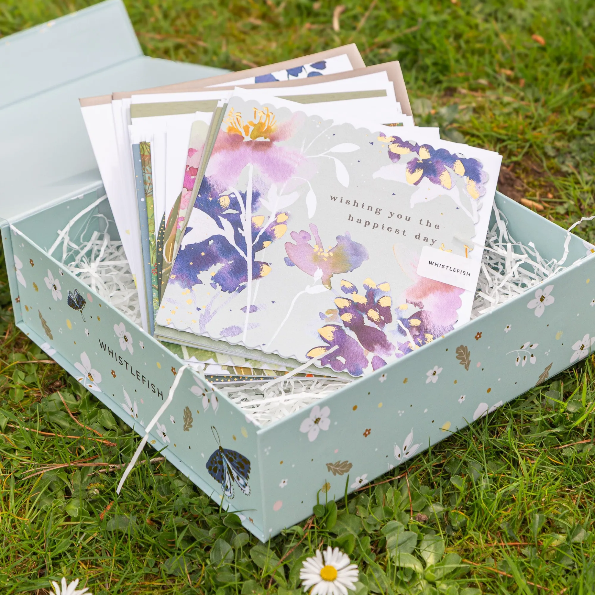 Floral Gifts|Card Gift Boxes*Whistlefish Celtic Rainforest Card Gift Box