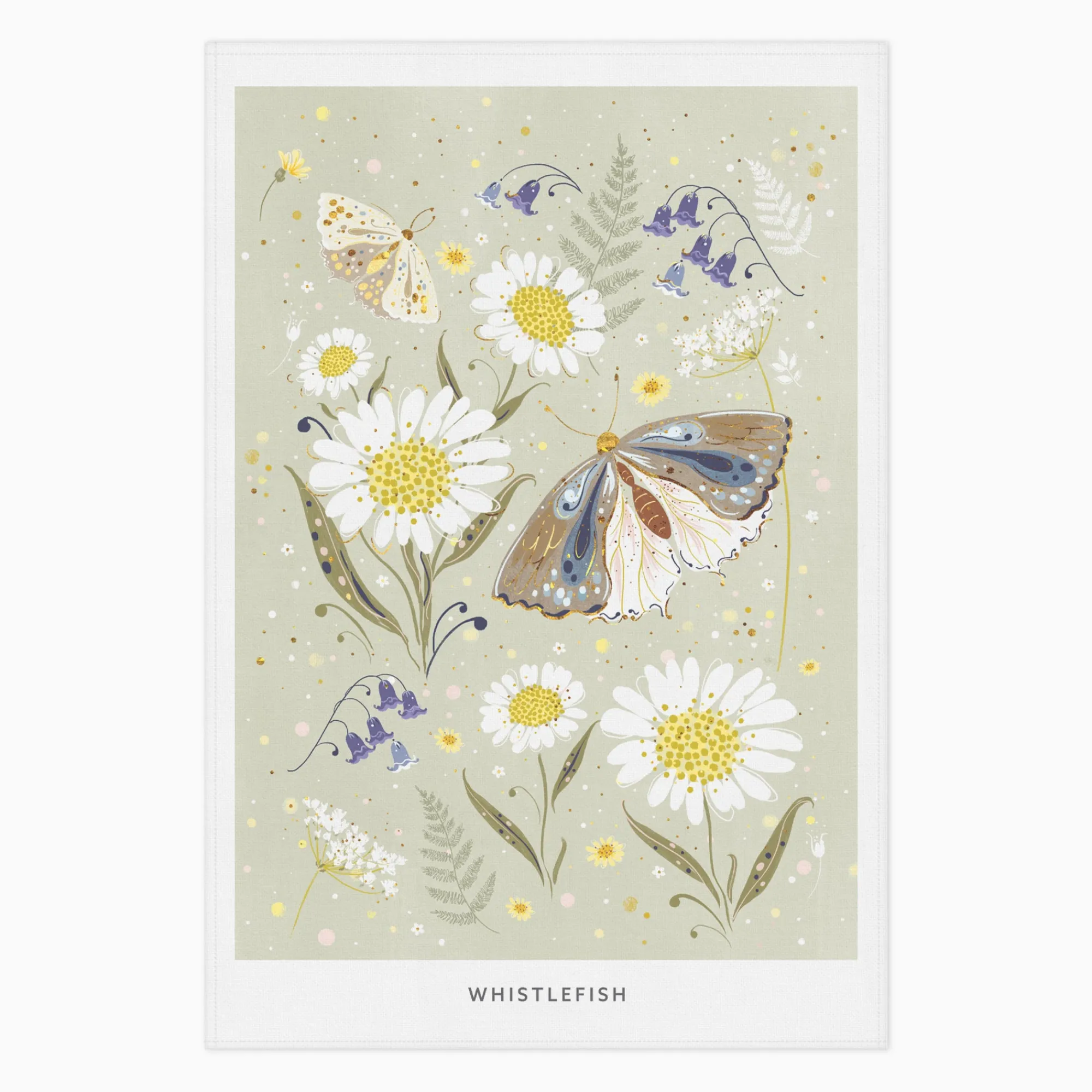 Under £20|Under £10*Whistlefish Celtic Rainforest Moth Tea Towel