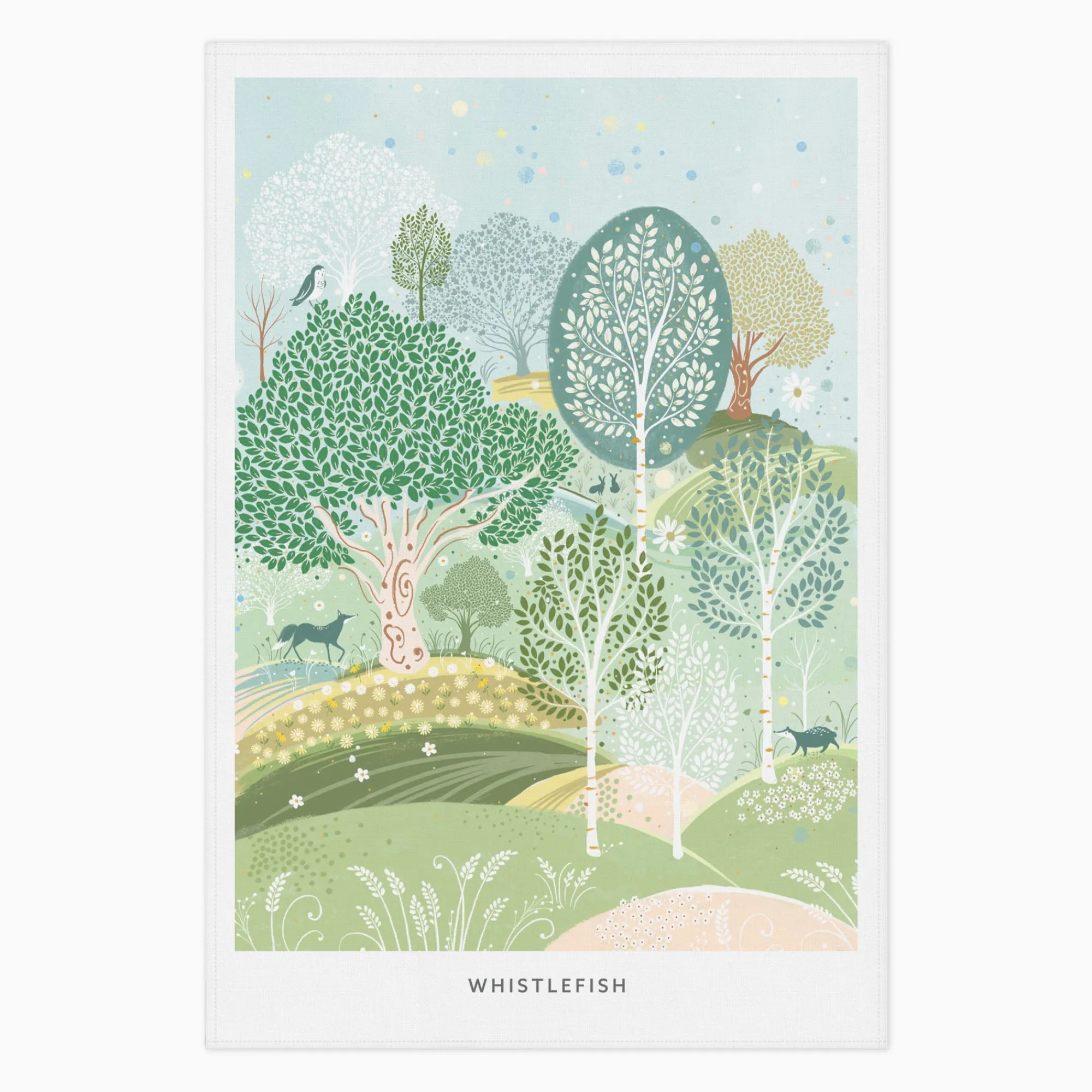 Under £20|Under £10*Whistlefish Celtic Rainforest Trees Tea Towel