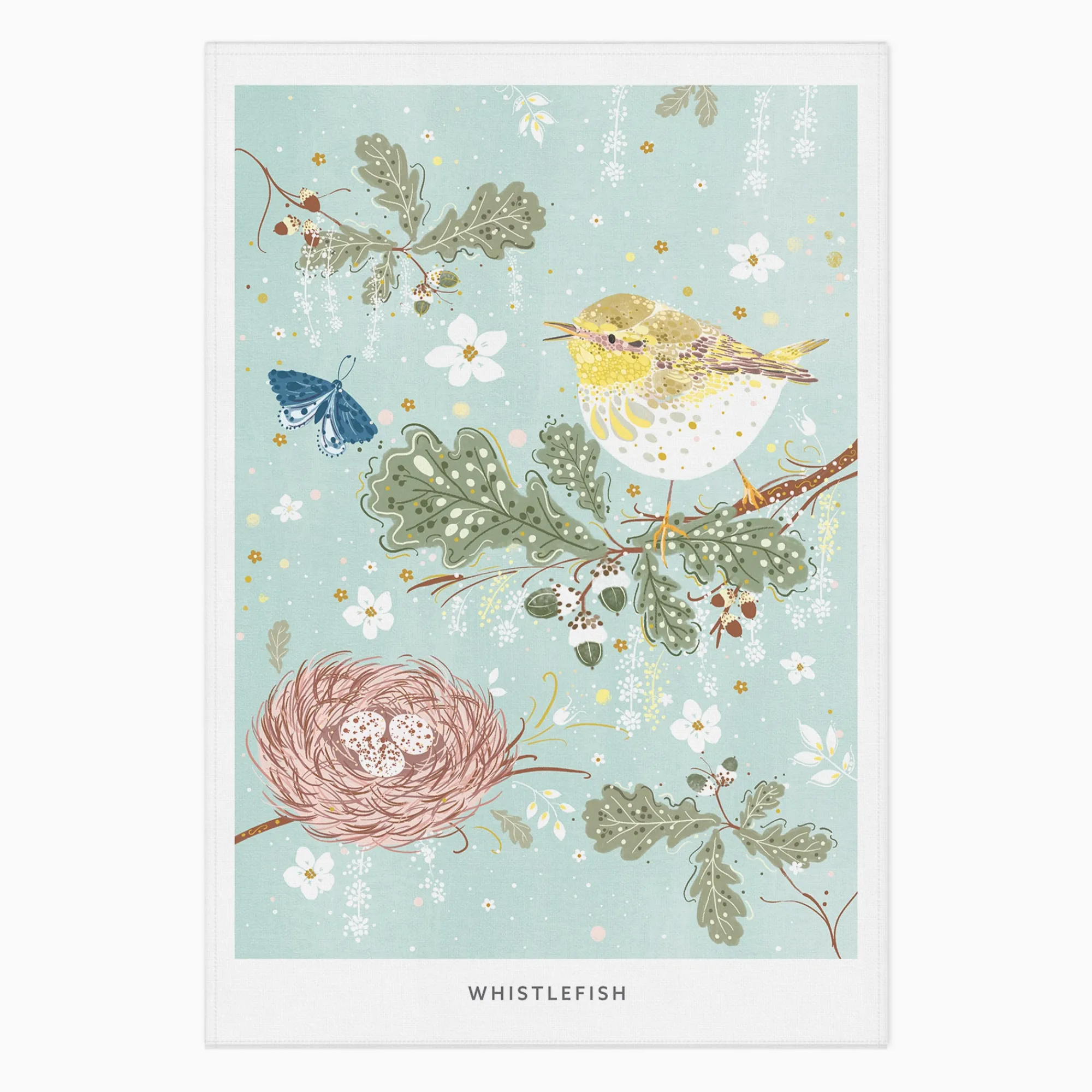 Under £20|Under £10*Whistlefish Celtic Rainforest Wren Tea Towel