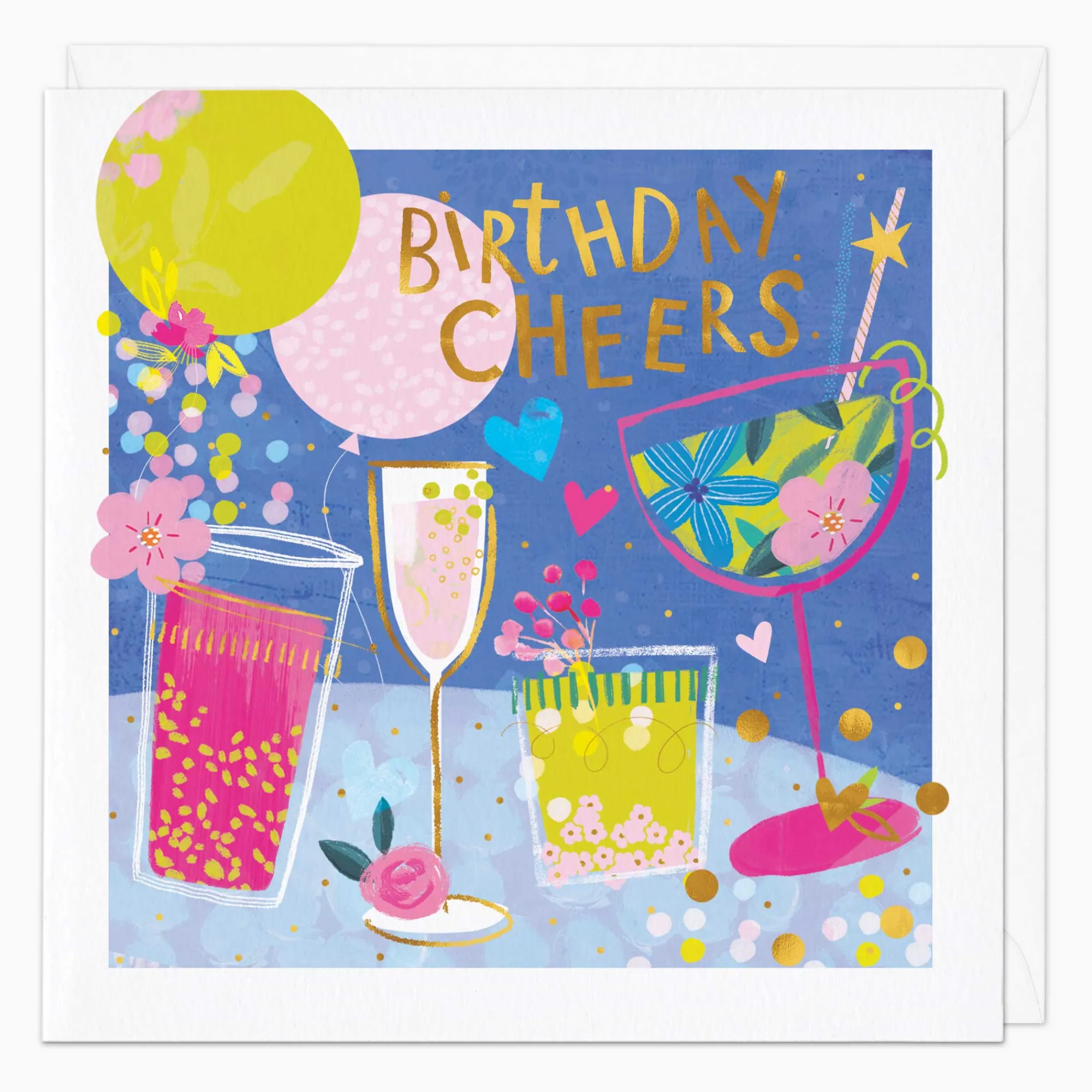 Birthday|For Her*Whistlefish Cheers Birthday Card