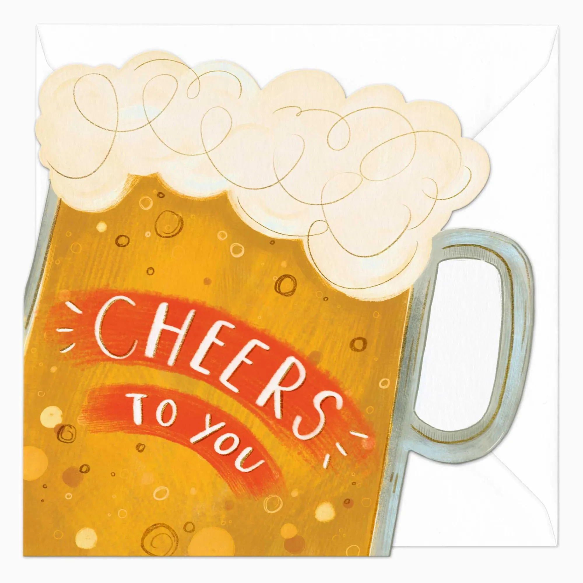 Celebration|Father's Day*Whistlefish Cheers To You Beer Cut-Out Card