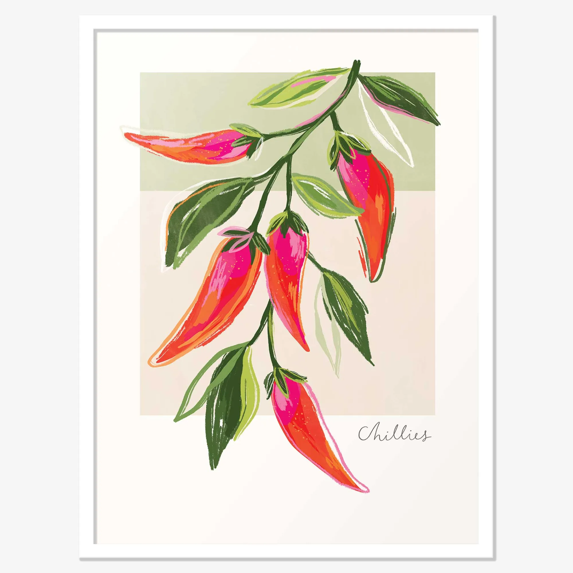 Framed Prints*Whistlefish Chillies Framed Print