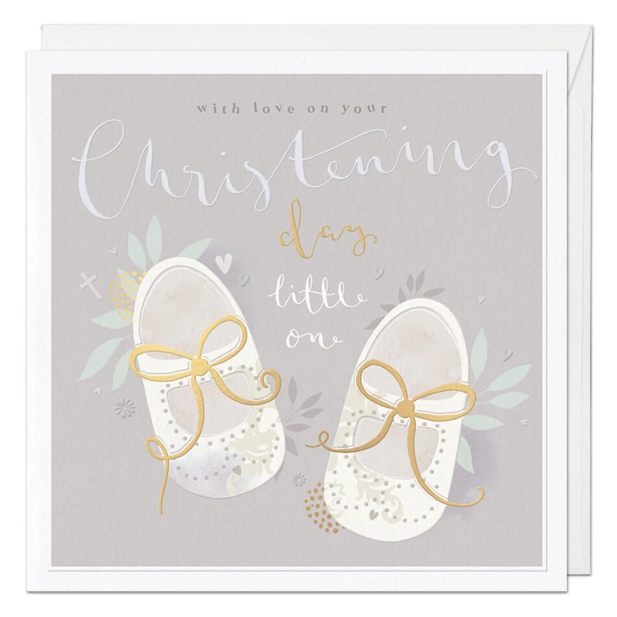 New Baby*Whistlefish Christening Day Luxury Greeting Card