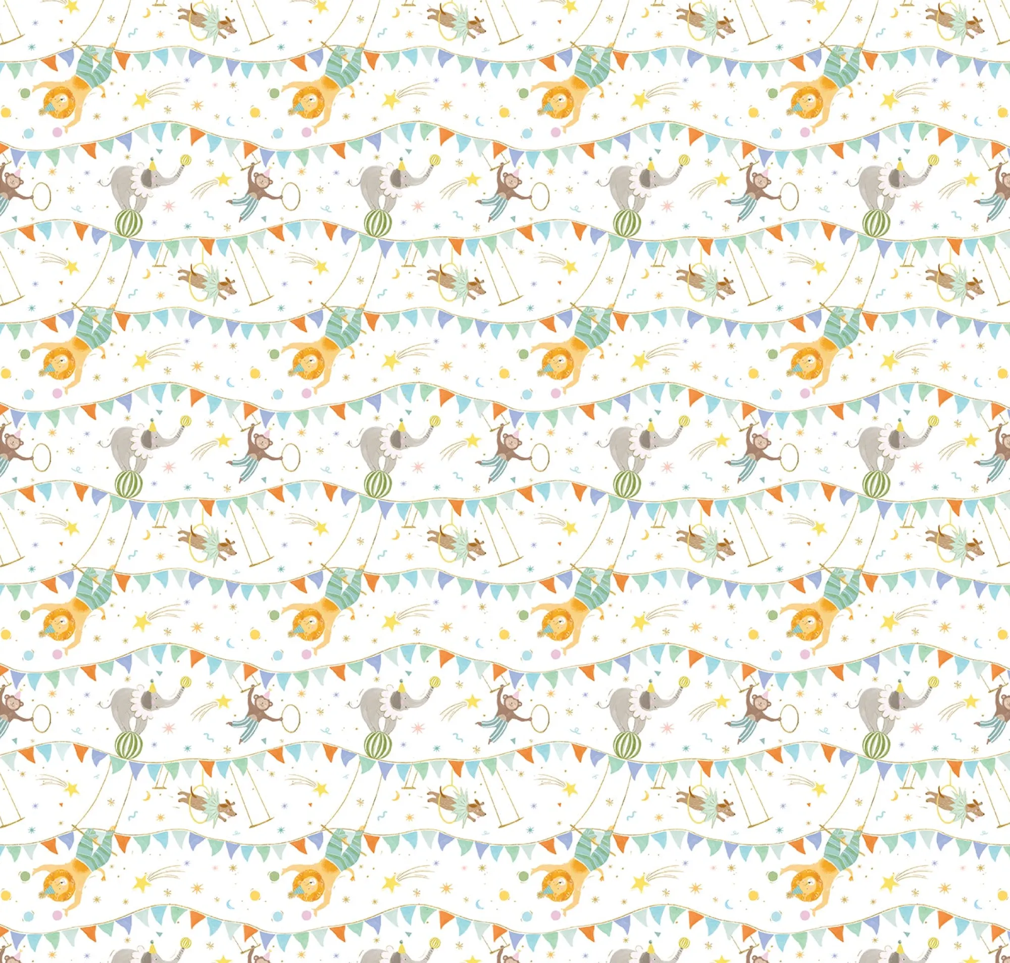 Gift Wrap|Birthday*Whistlefish Circus Wrapping Paper