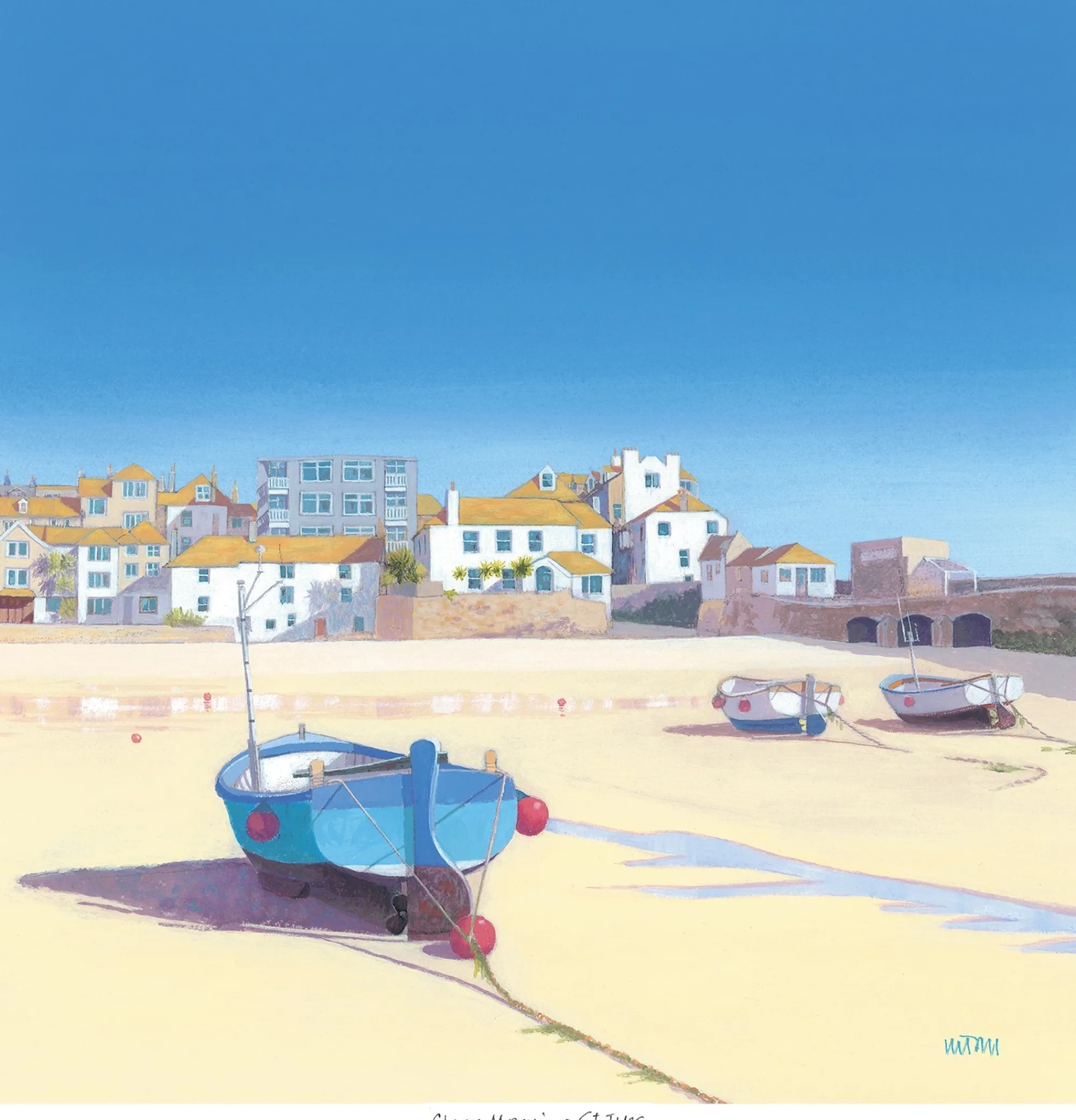 Unframed Prints*Whistlefish Clear Morning St Ives Art Print