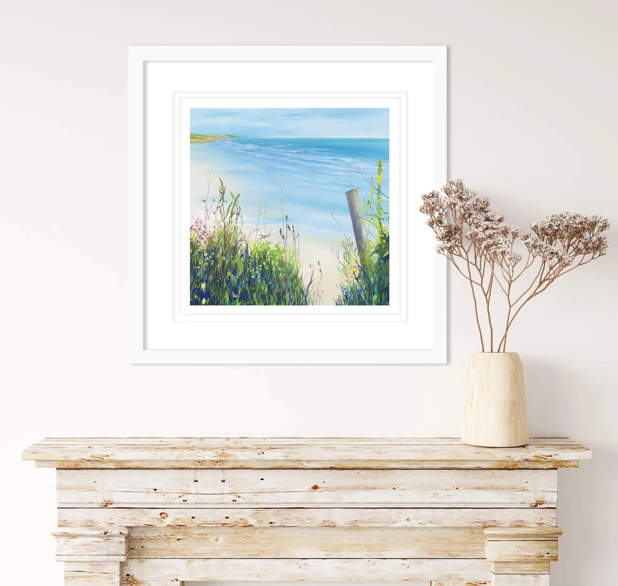 Coastal Scenes|Framed Prints*Whistlefish Coast Path To Perranuthnoe Framed Print
