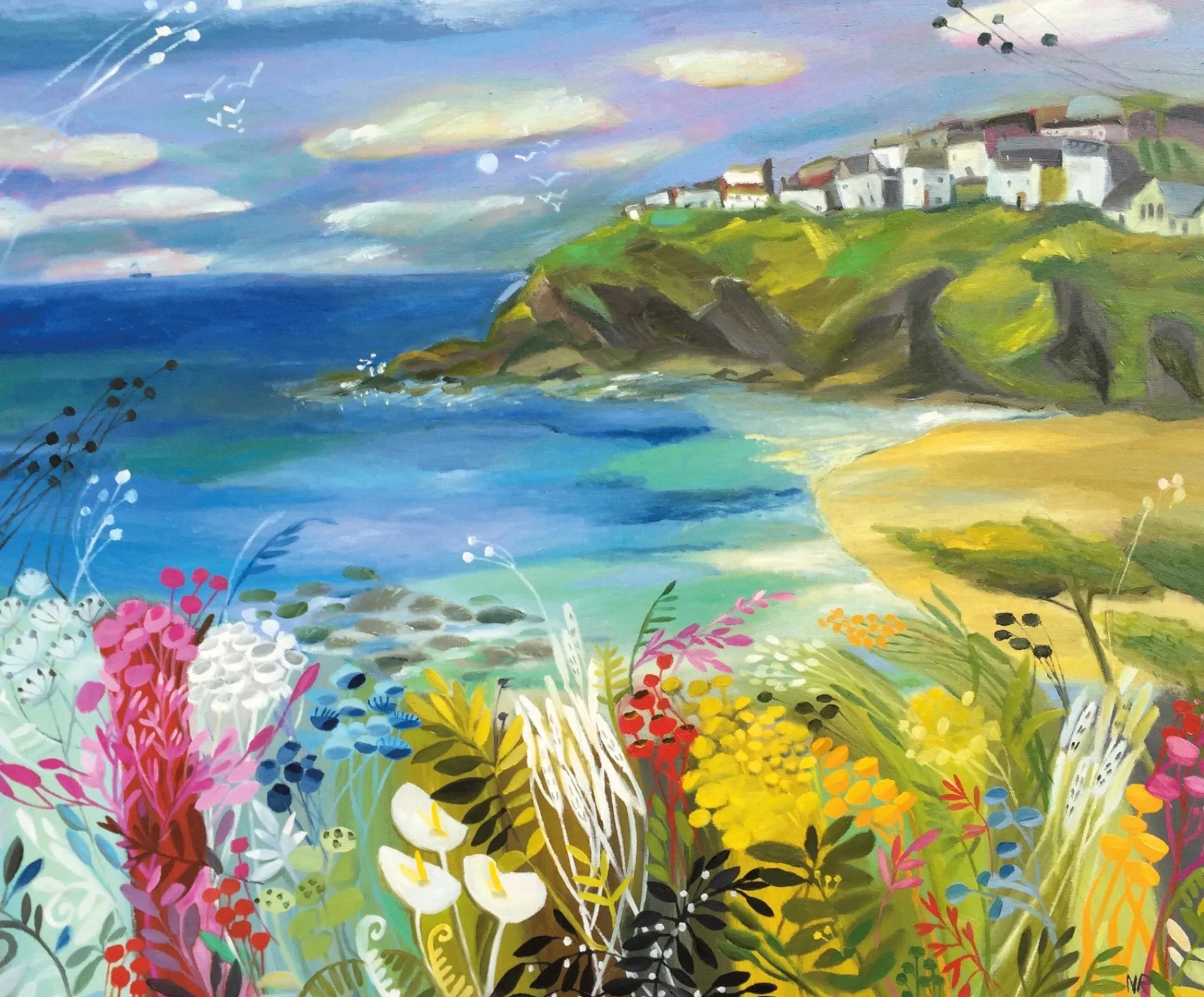 Unframed Prints*Whistlefish Coastal Path Art Print