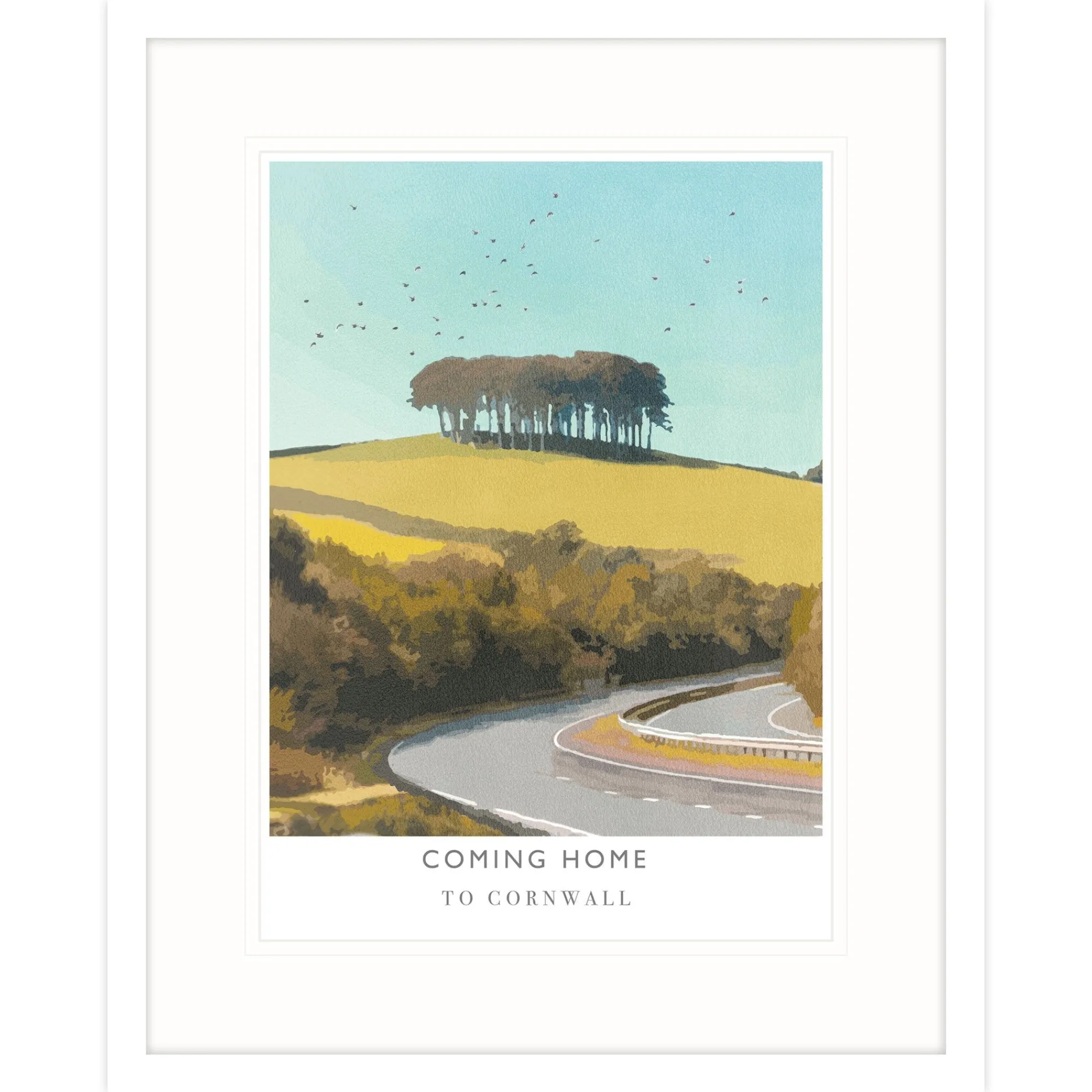 Devon|Cornwall*Whistlefish Coming Home Framed Print