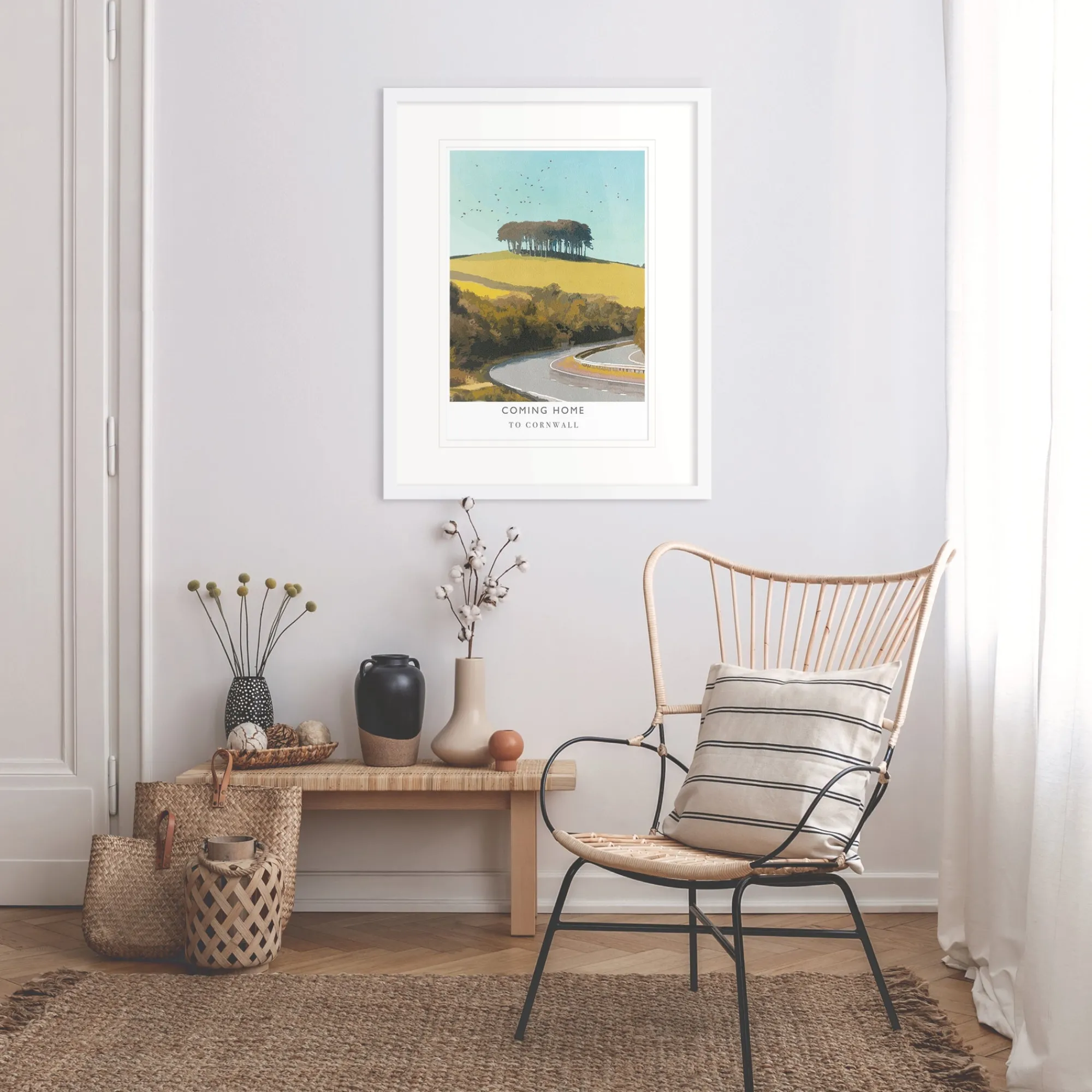 Devon|Cornwall*Whistlefish Coming Home Framed Print