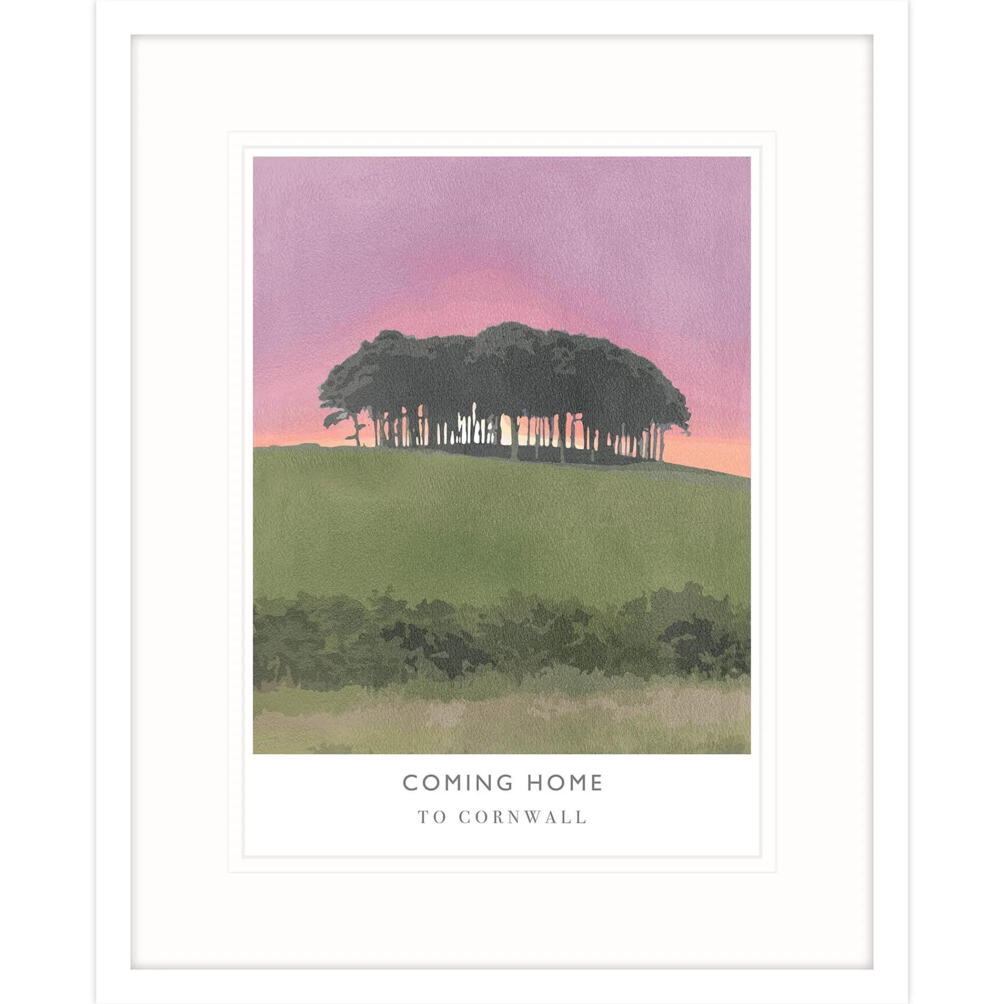 Devon|Travel*Whistlefish Coming Home To A Sunset Framed Print