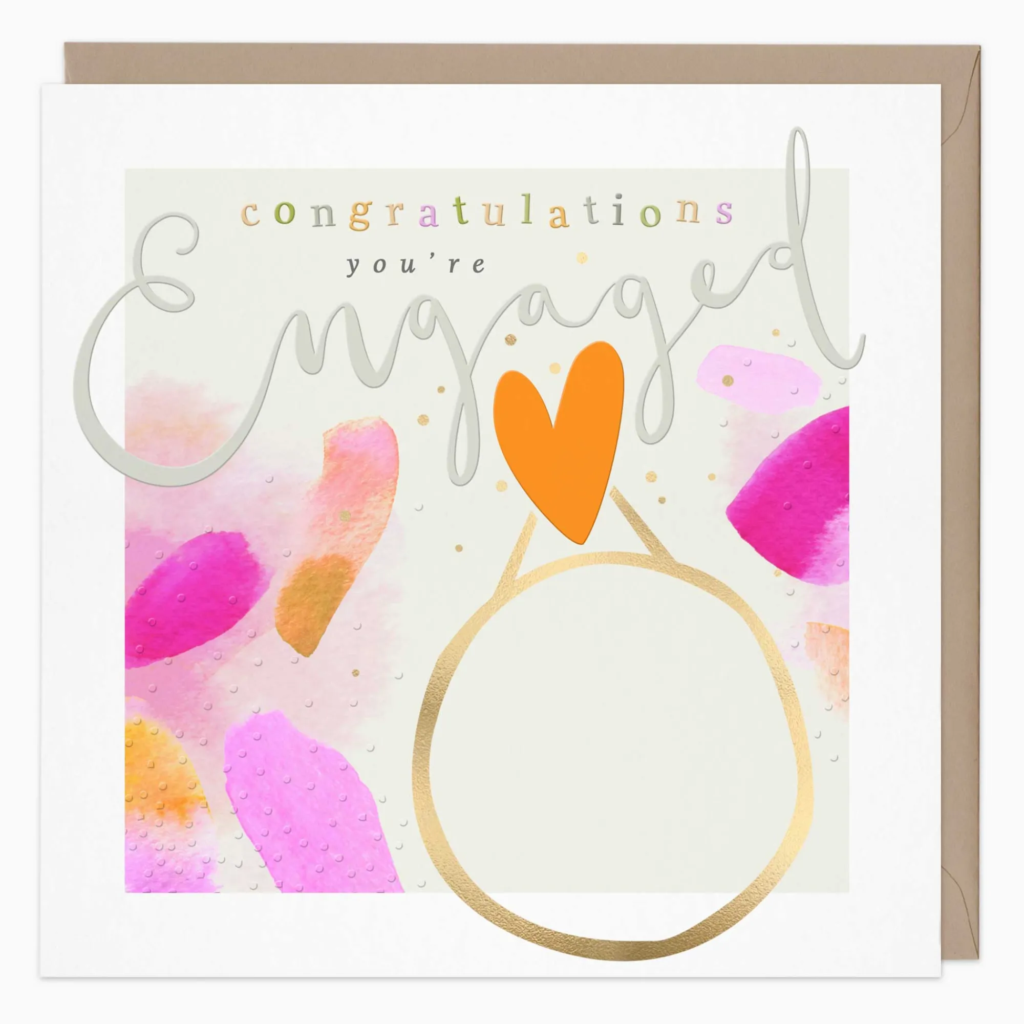 Anniversary*Whistlefish Congratulations Luxury Engagement Card