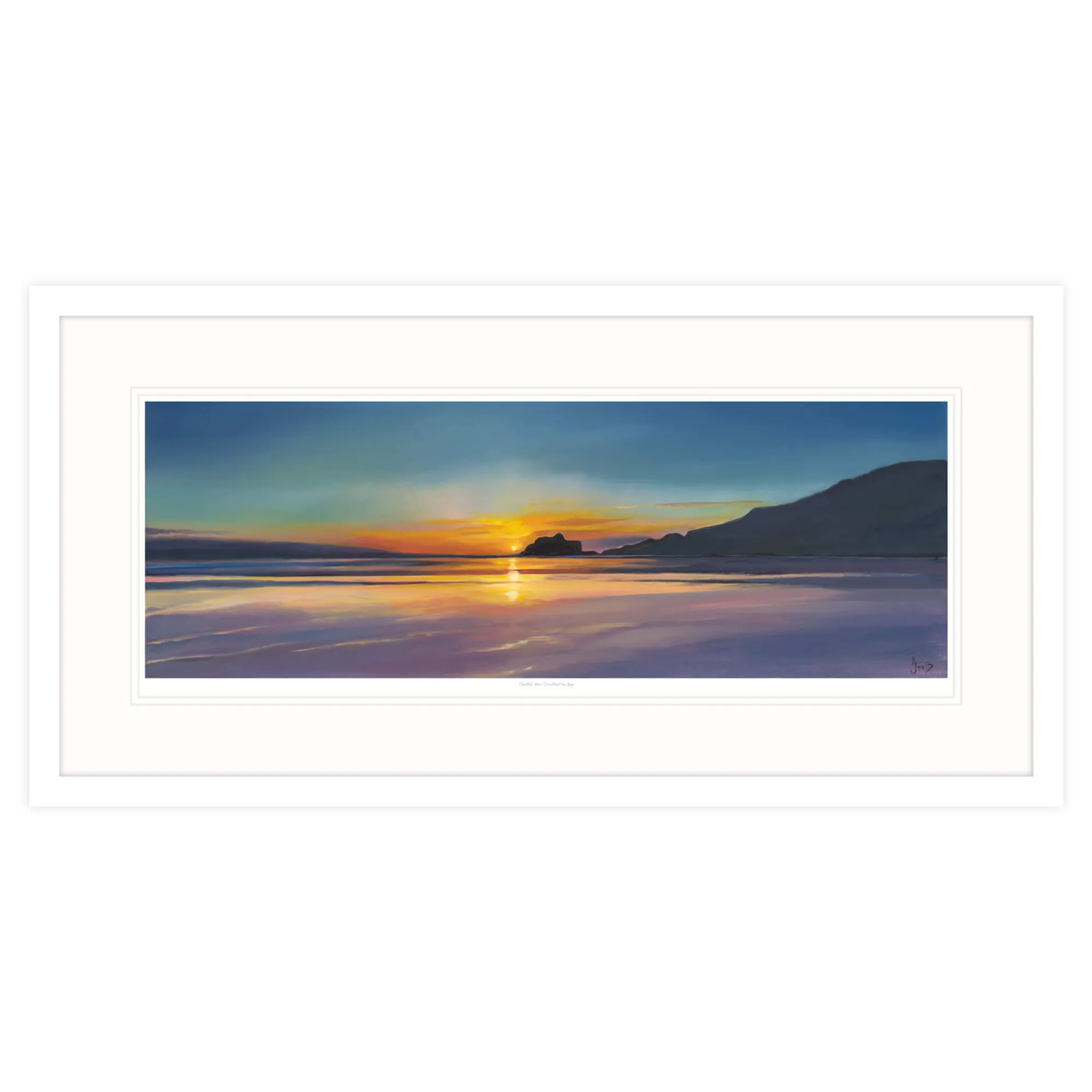 Cornwall|Coastal Scenes*Whistlefish Constantine Bay Large Framed Print