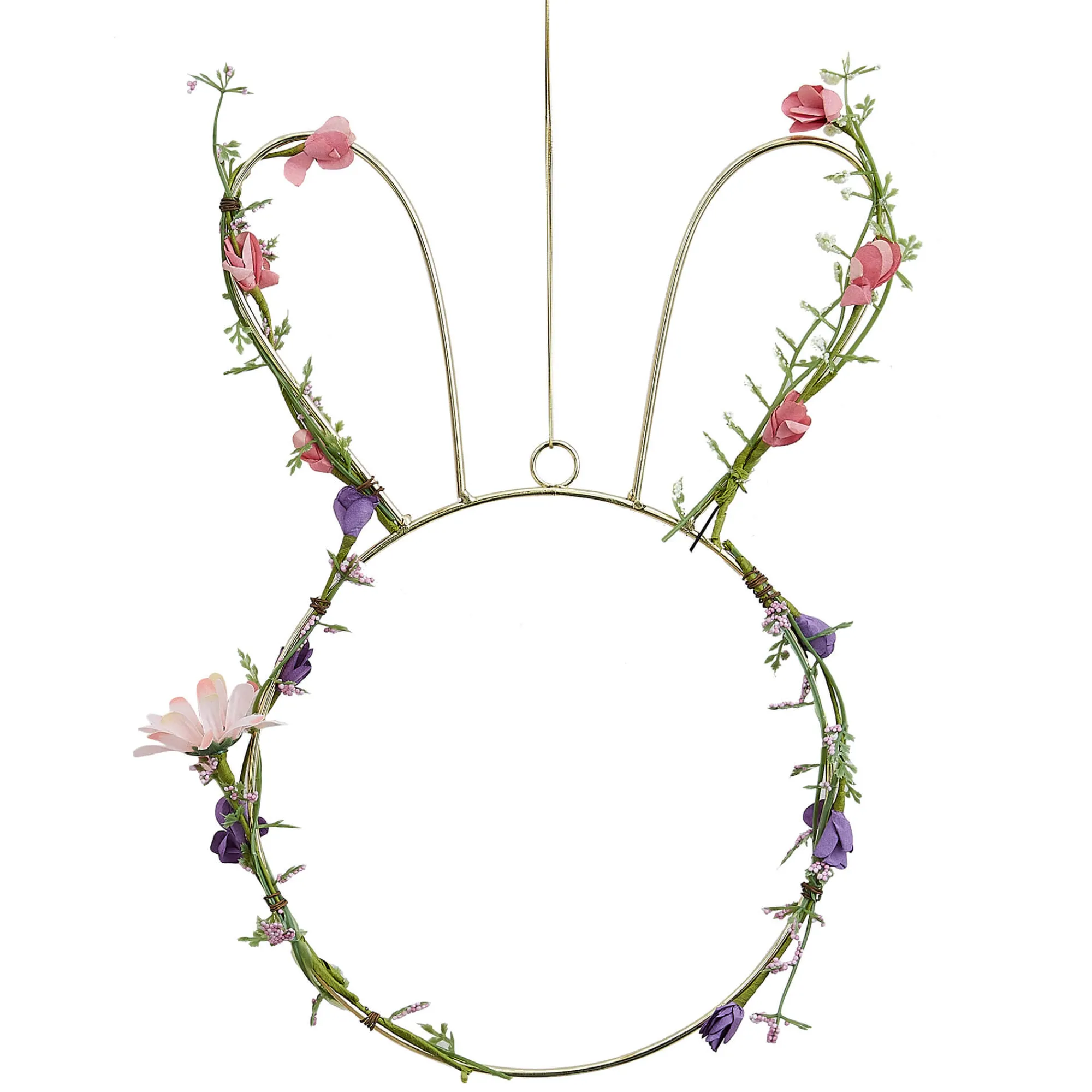 Floral|Easter*Whistlefish Contemporary Bunny Wreath