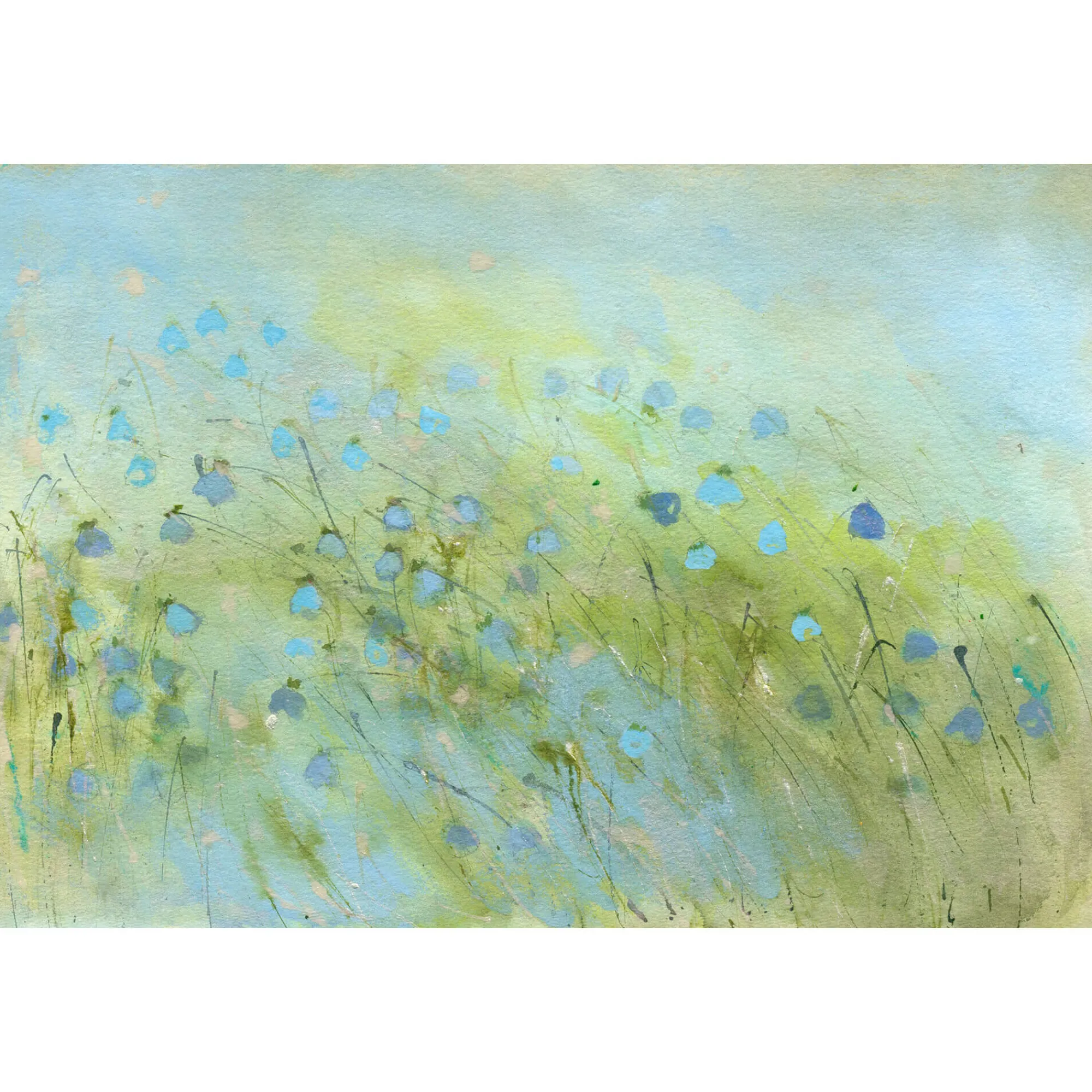Unframed Prints*Whistlefish Cornflowers Art Print