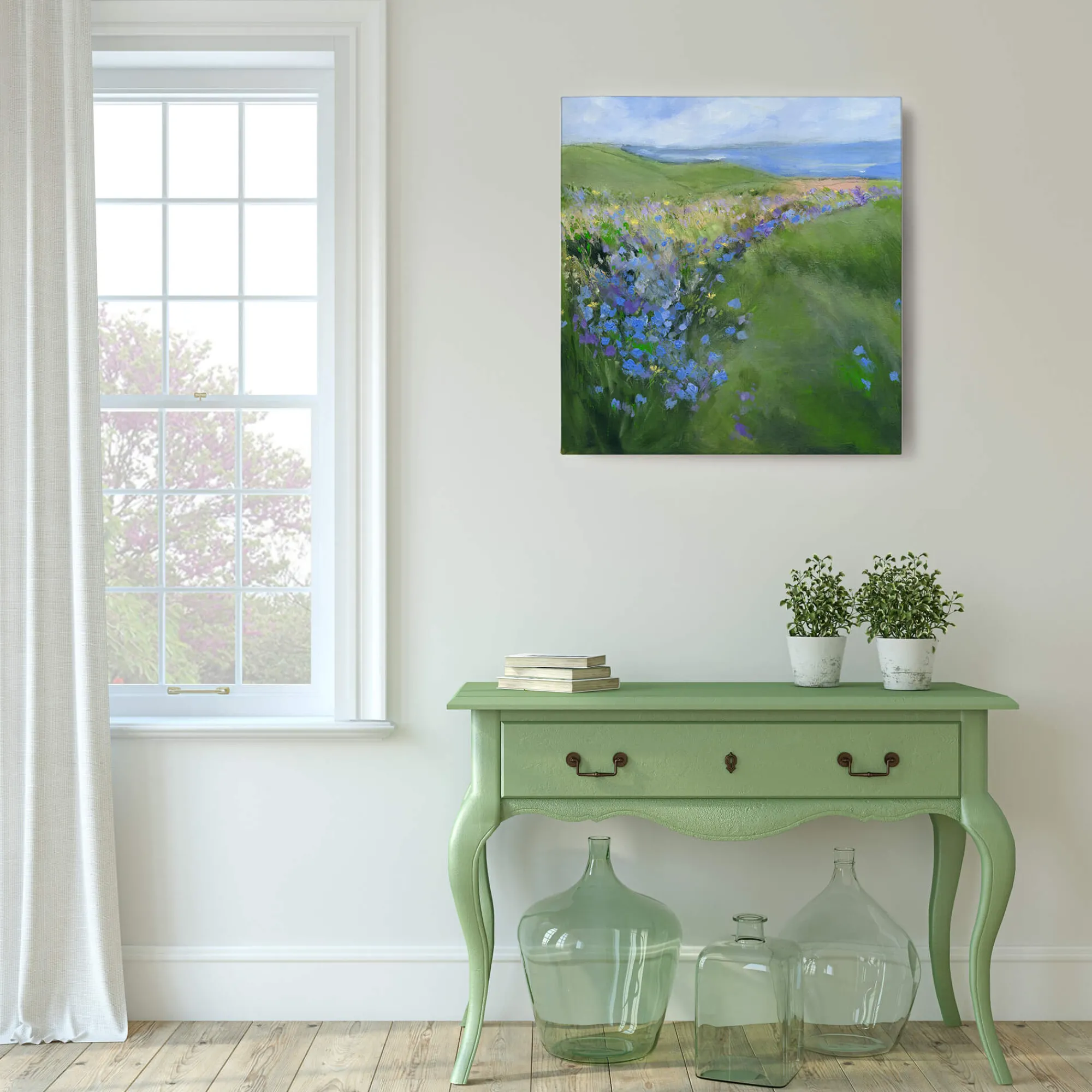 Coastal Scenes|Canvas*Whistlefish Cornflowers Canvas