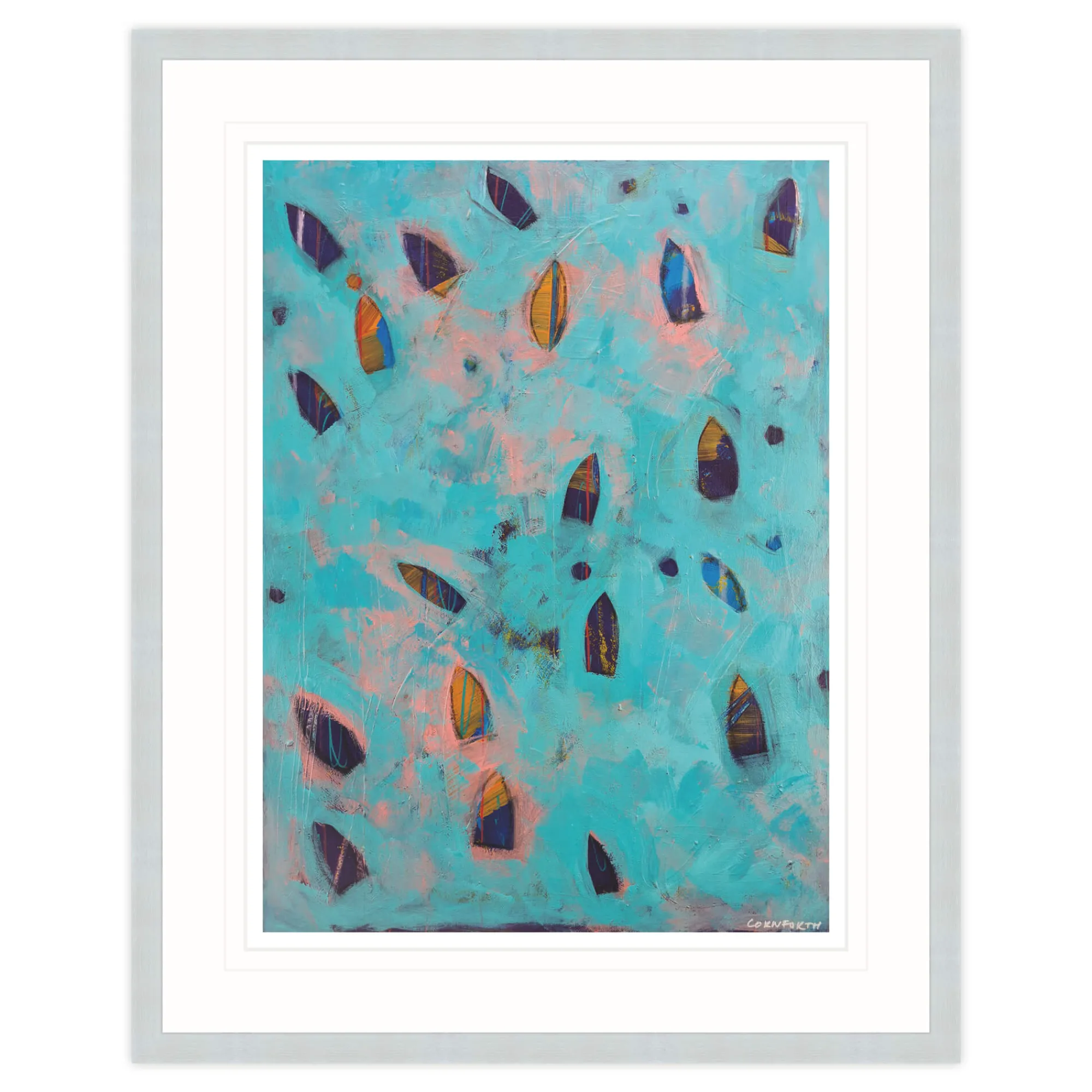 Framed Prints*Whistlefish Cornish Water Fishing Framed Print