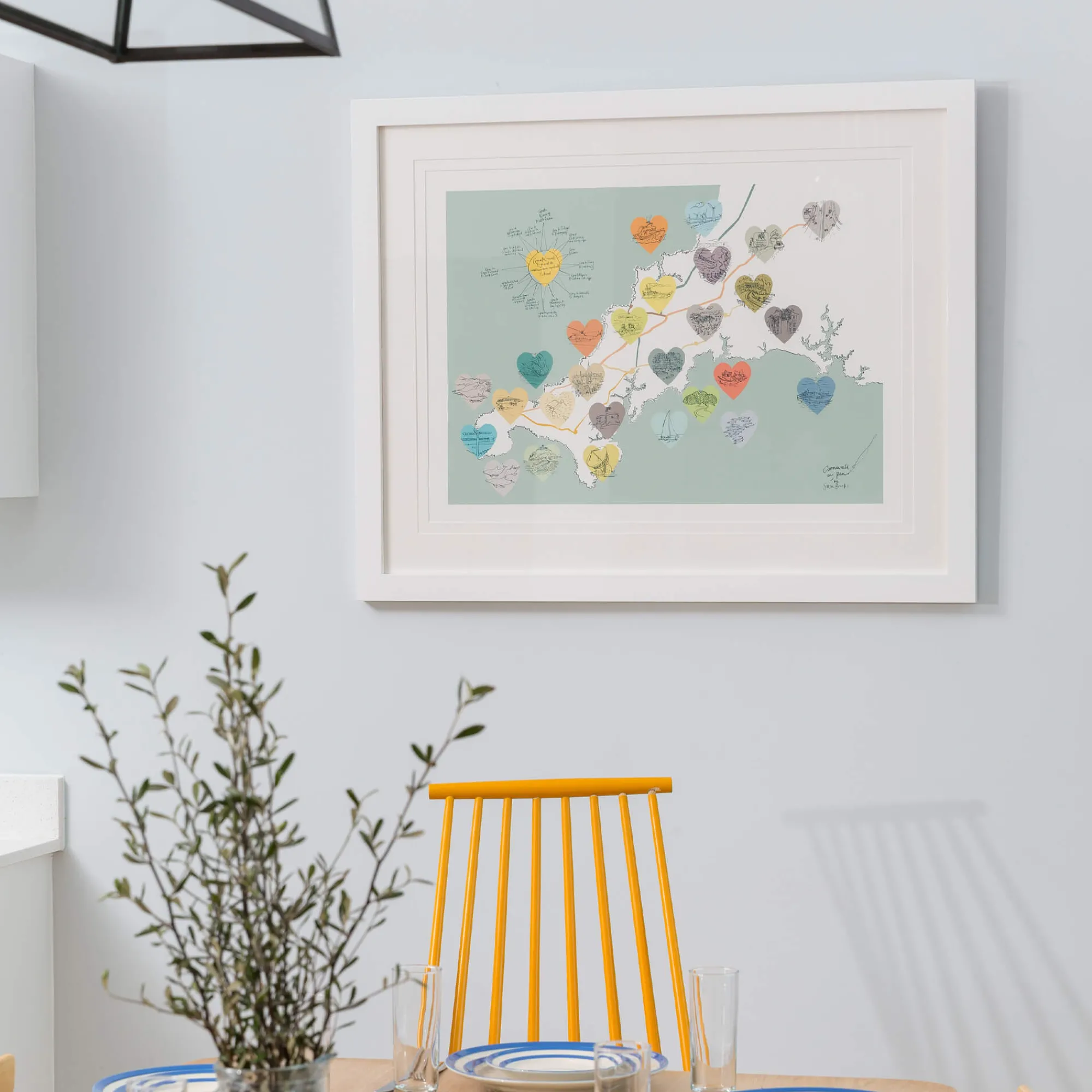 Cornwall|Framed Prints*Whistlefish Cornwall By Pen Framed Print