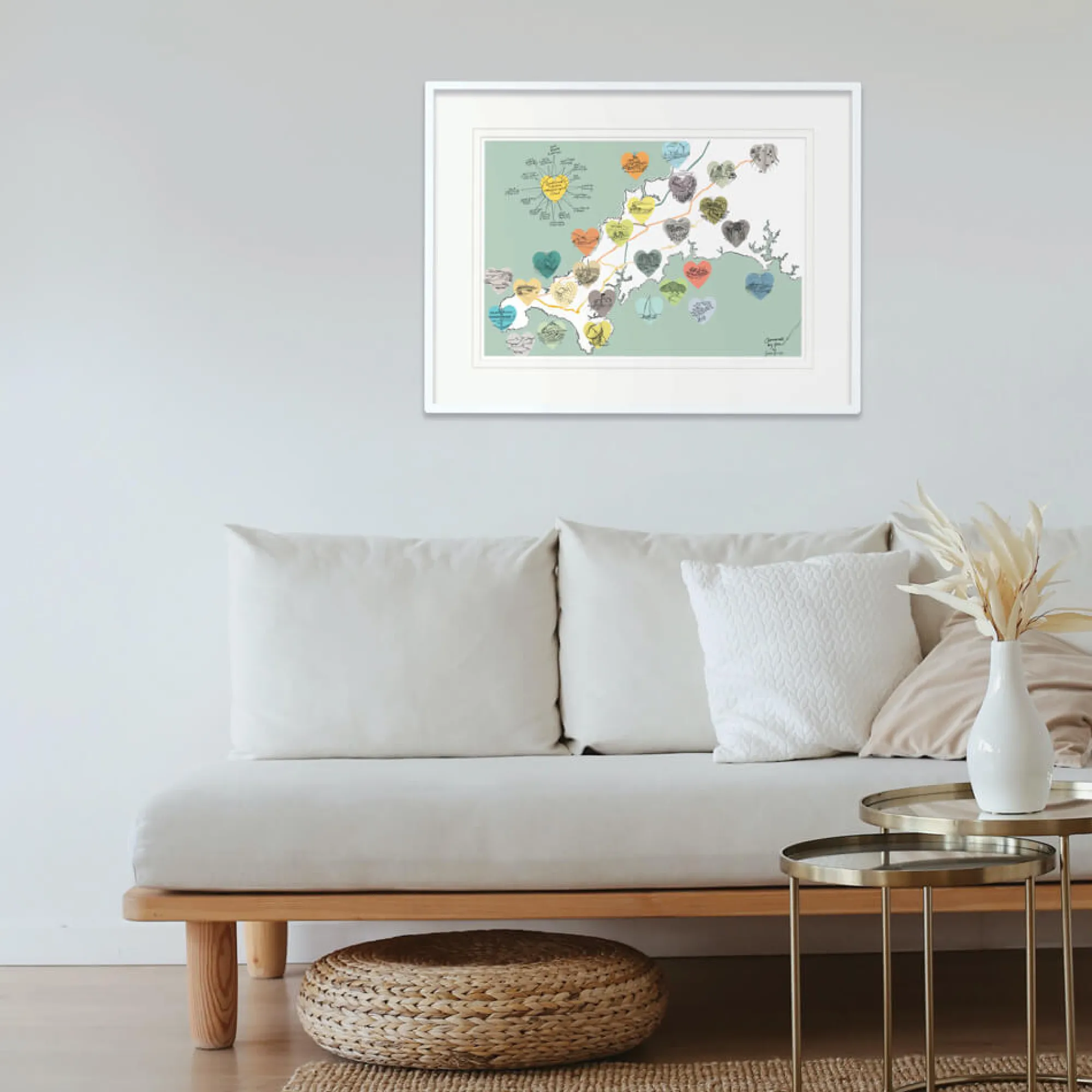 Cornwall|Framed Prints*Whistlefish Cornwall By Pen Framed Print