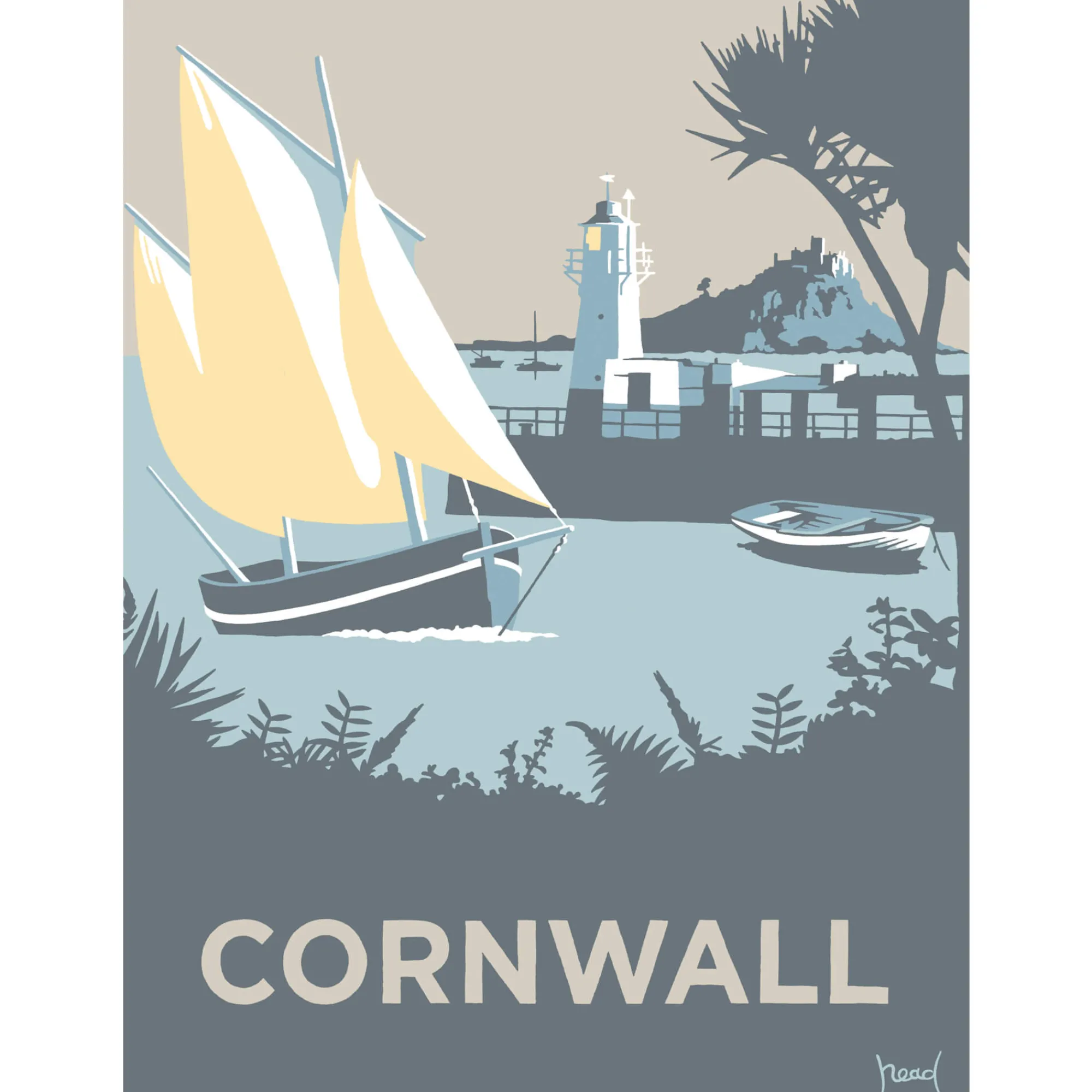 Unframed Prints*Whistlefish Cornwall Small Art Print