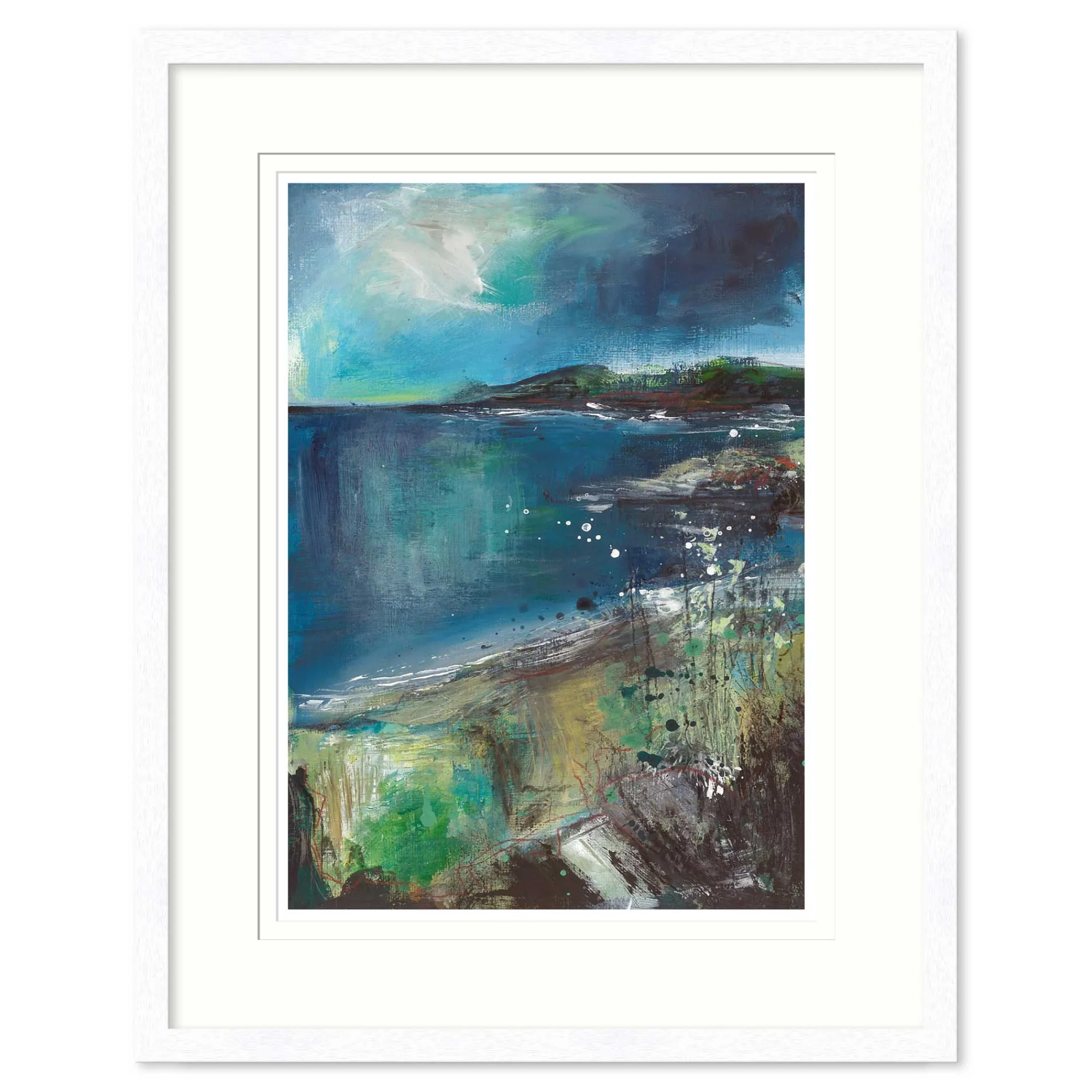 Coastal Scenes|Framed Prints*Whistlefish Craggy Shore Framed Print