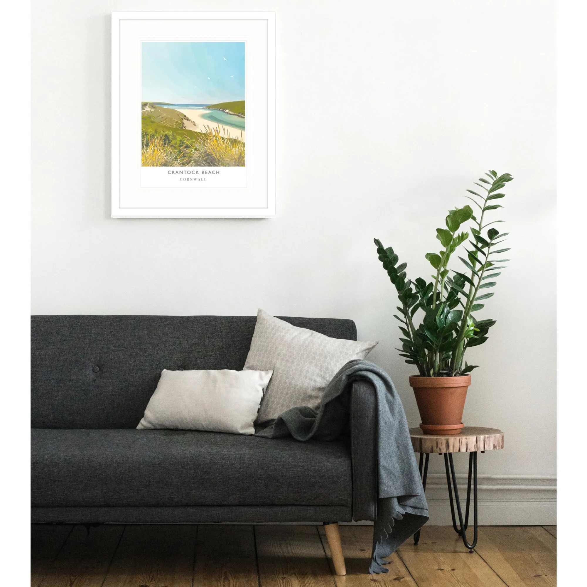 Unframed Prints*Whistlefish Crantock Art Print