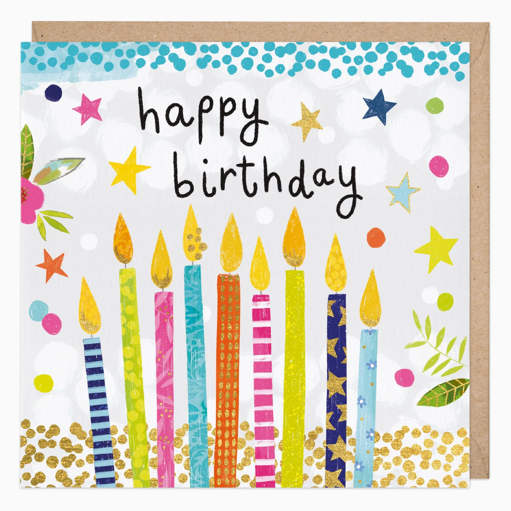 Birthday|For Him*Whistlefish Creative Candles Birthday Card