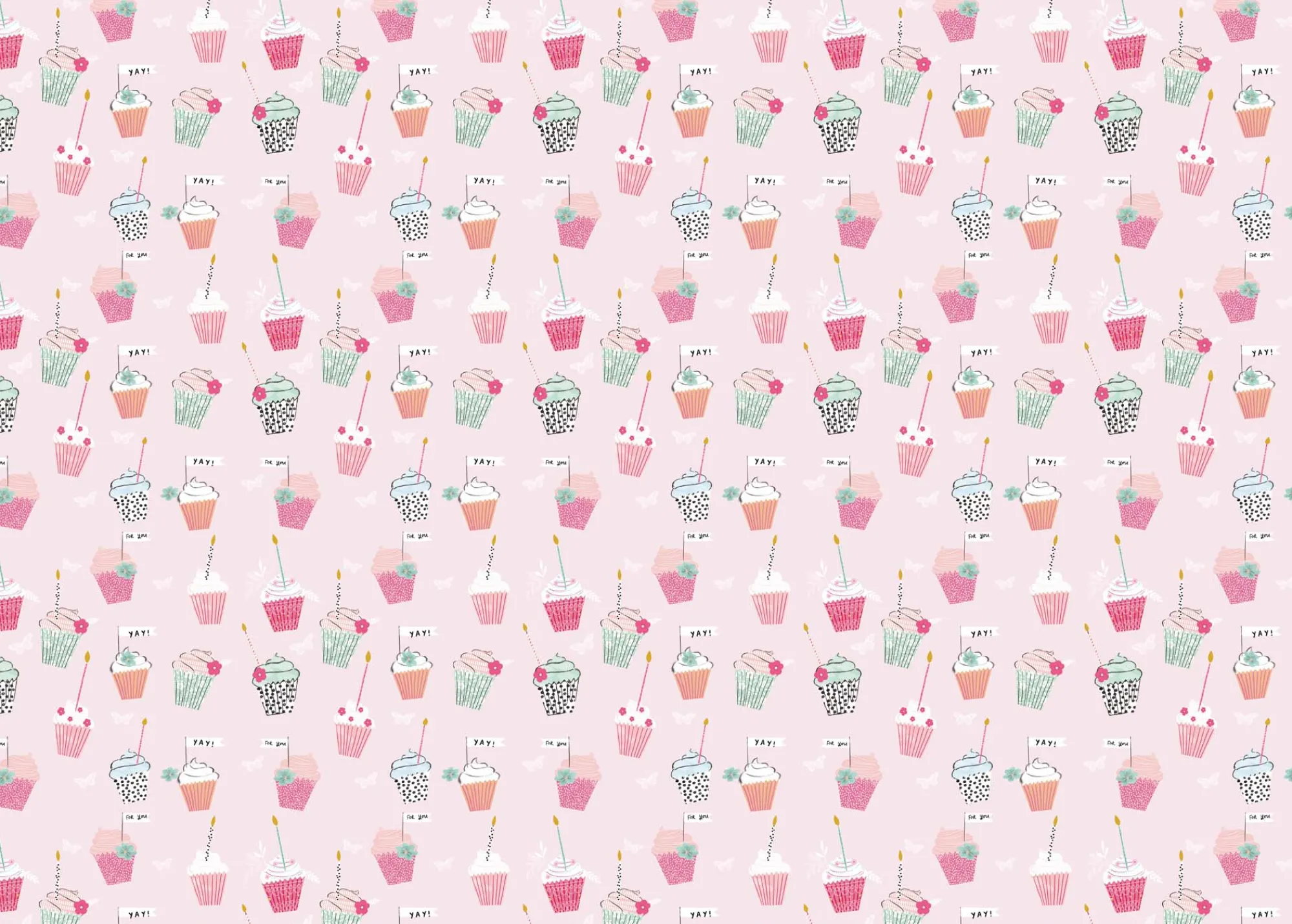 Gift Wrap|Congratulations*Whistlefish Cupcake Wrapping Paper