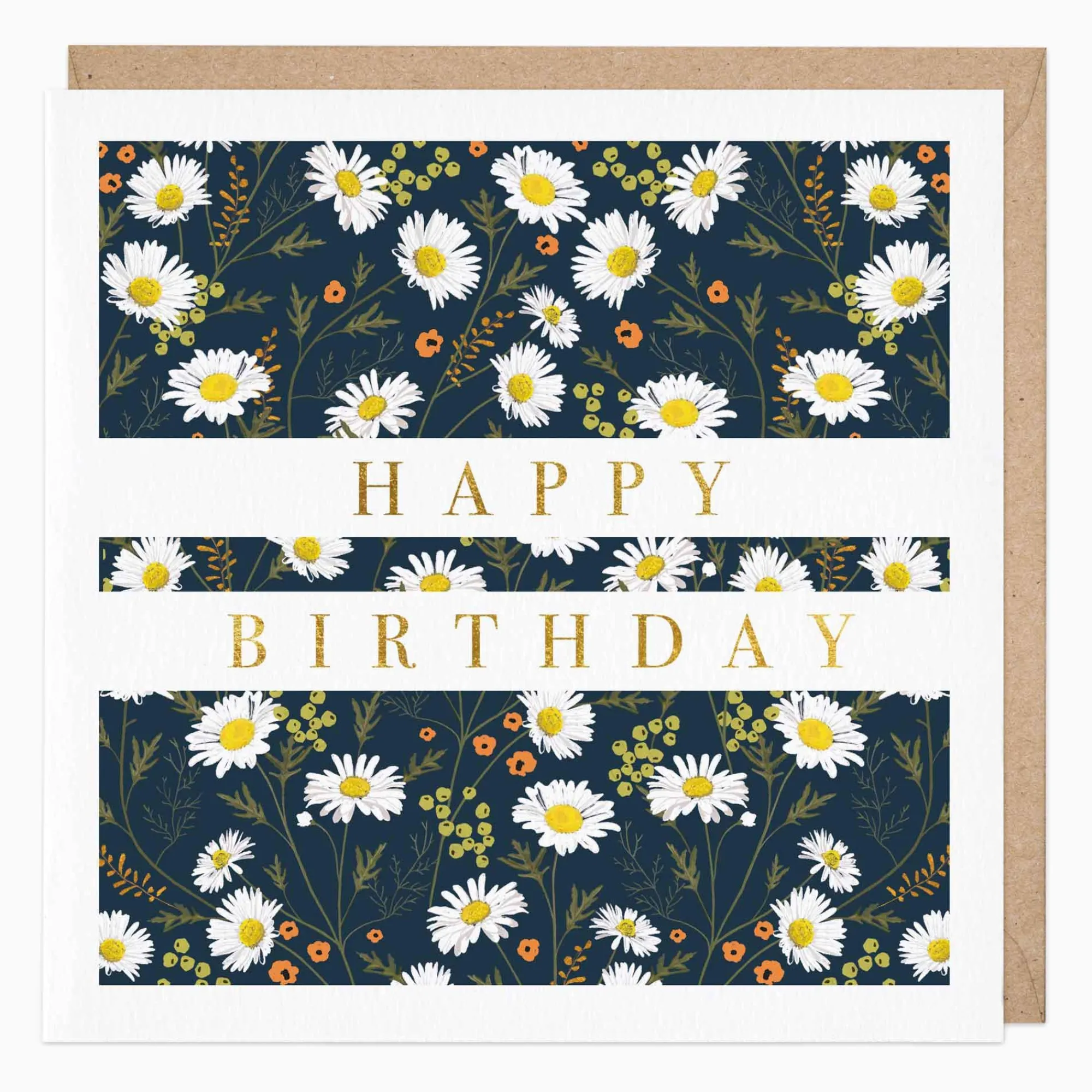 Birthday|For Her*Whistlefish Dark Daisy Birthday Card