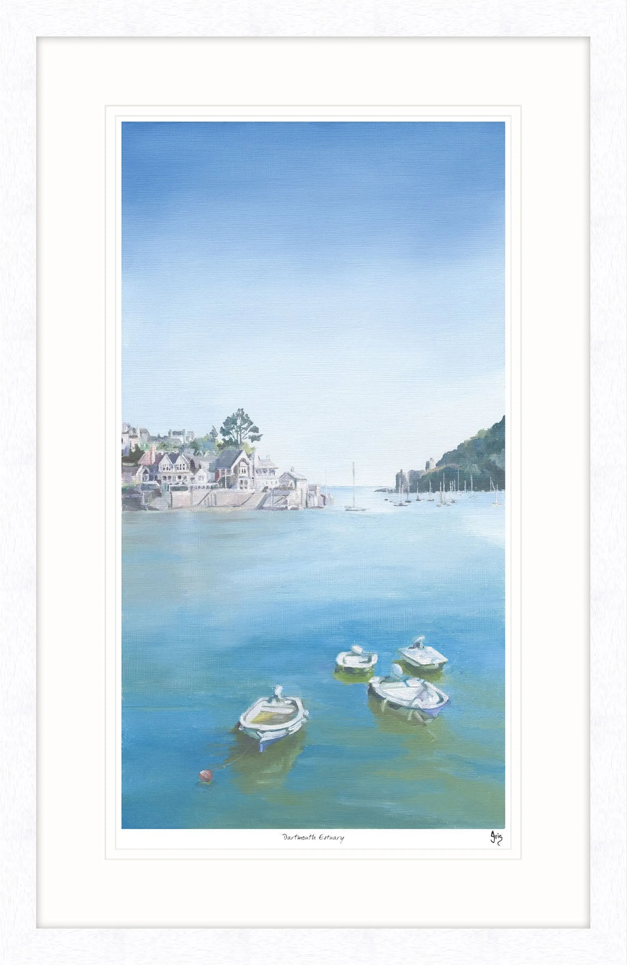 Dartmouth|Devon*Whistlefish Dartmouth Estuary Framed Print