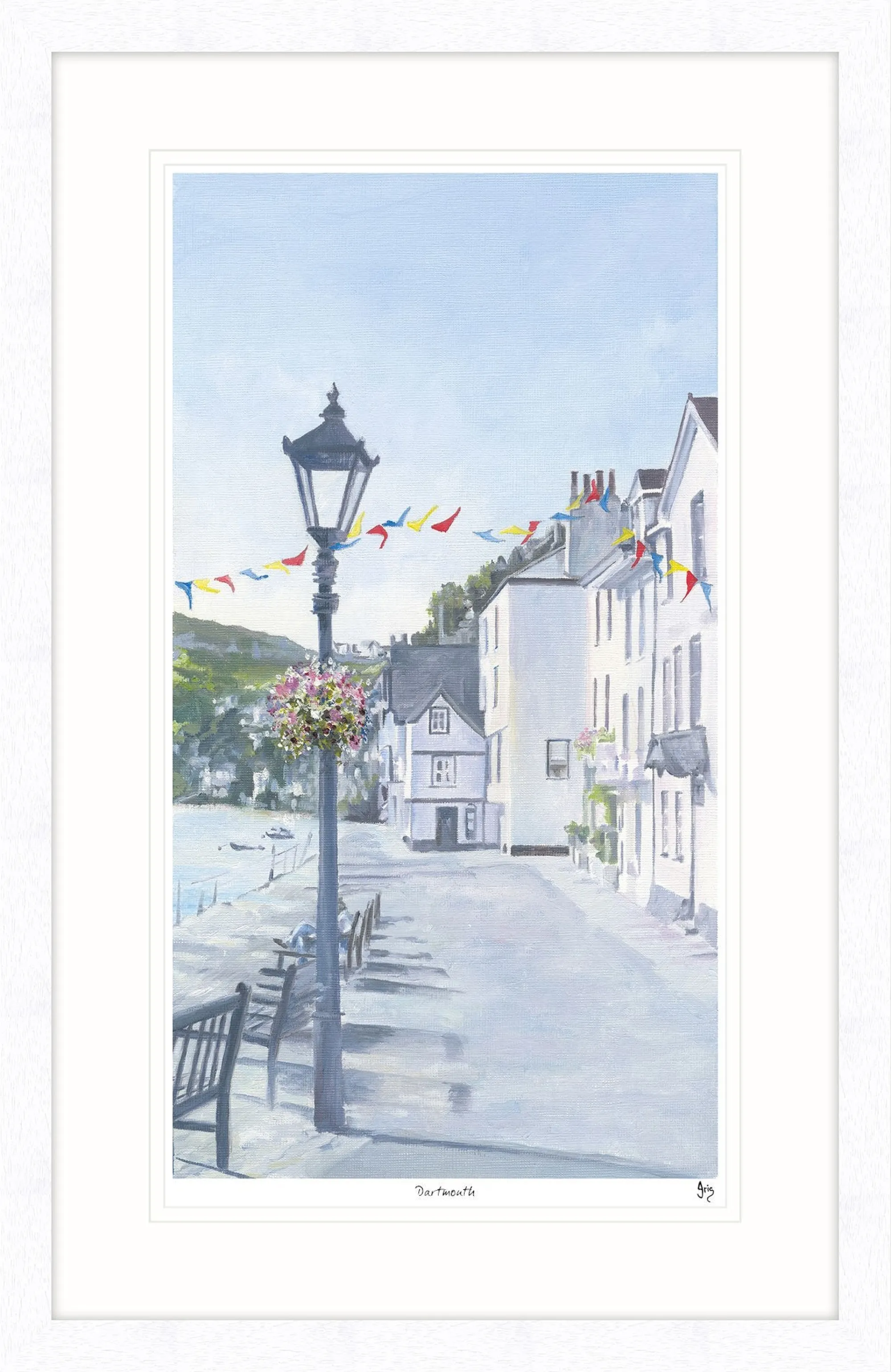 Dartmouth|Devon*Whistlefish Dartmouth Framed Print