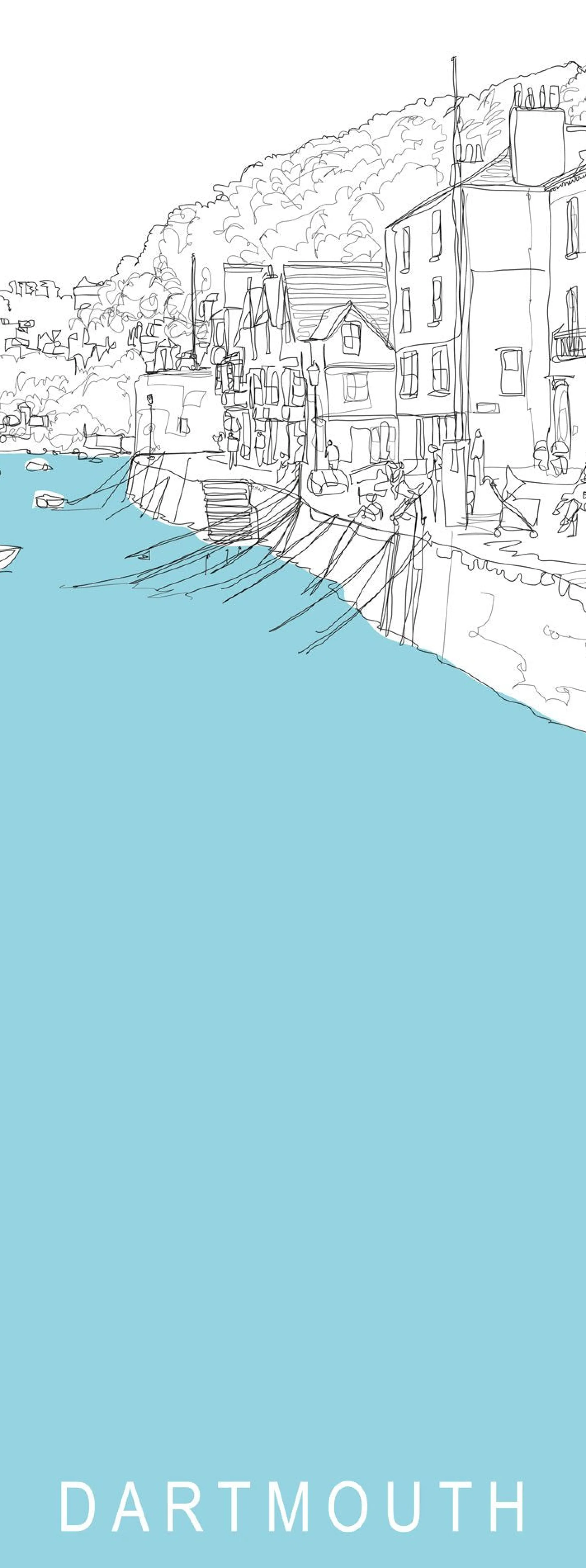 Unframed Prints*Whistlefish Dartmouth Long Art Print