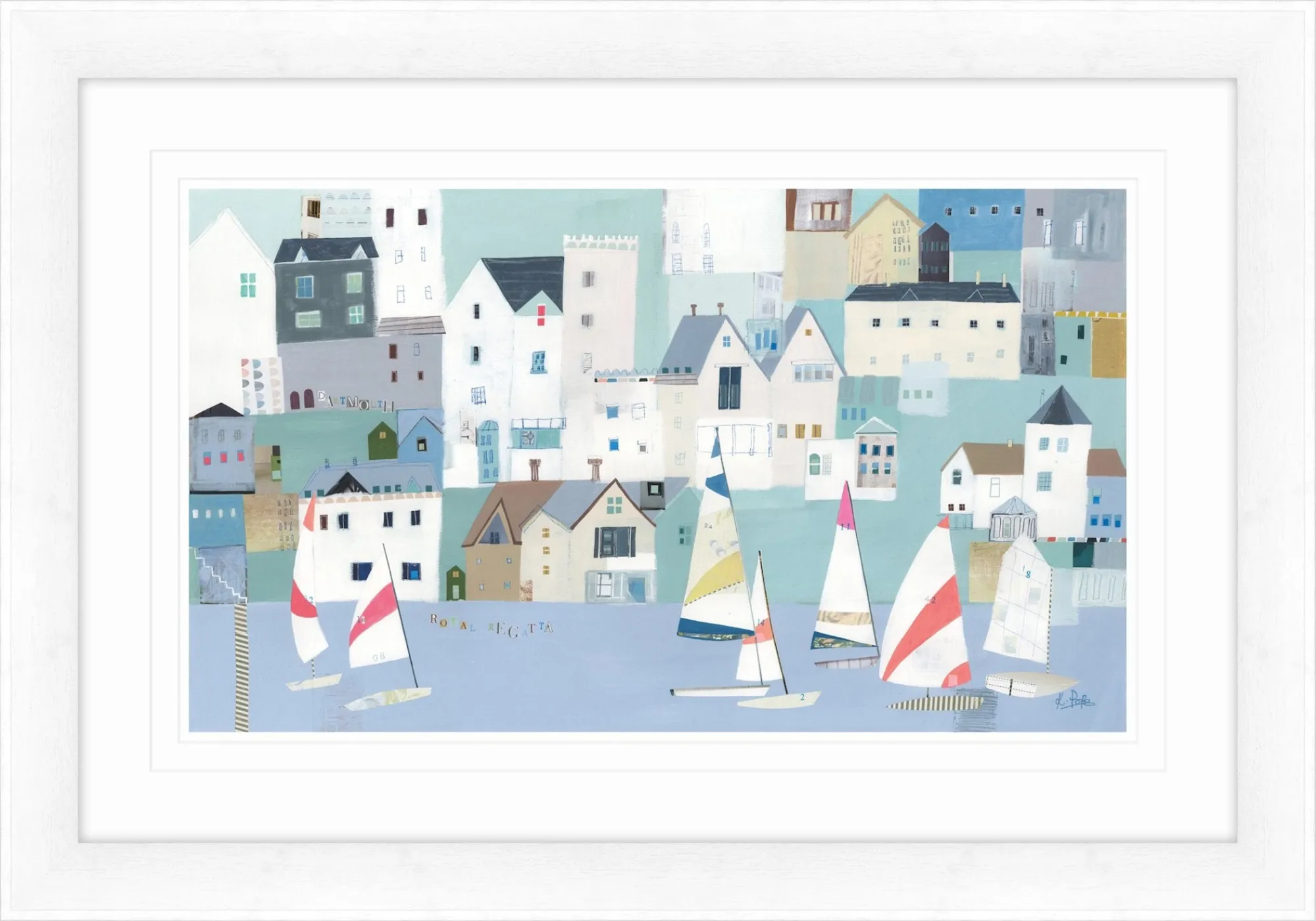 Dartmouth|Devon*Whistlefish Dartmouth Regatta Framed Print